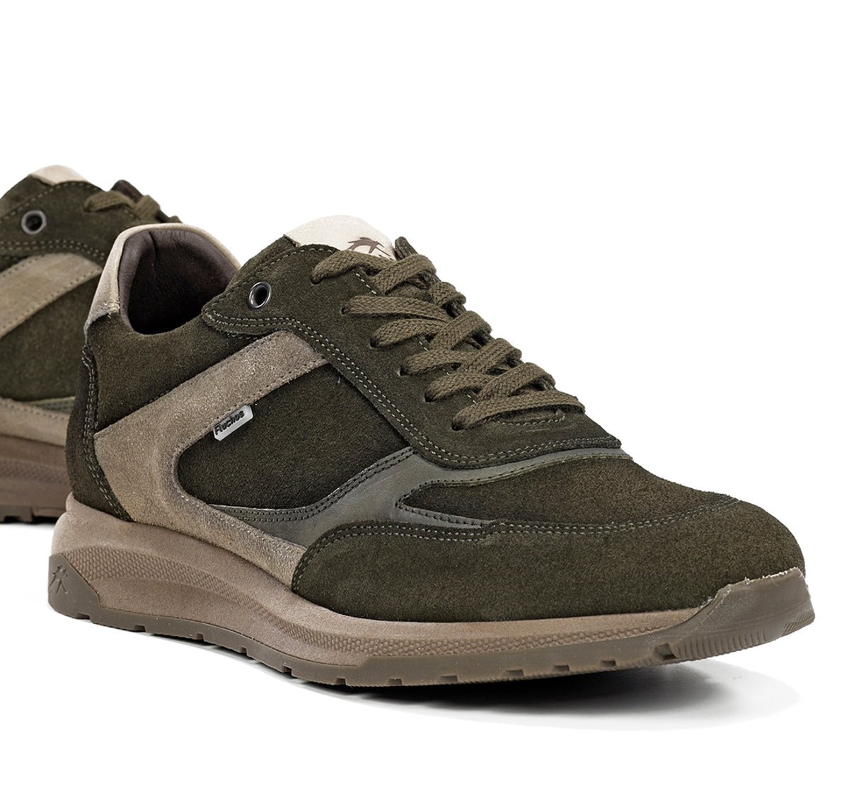 Fluchos Karter F2531 sneaker verte homme confort