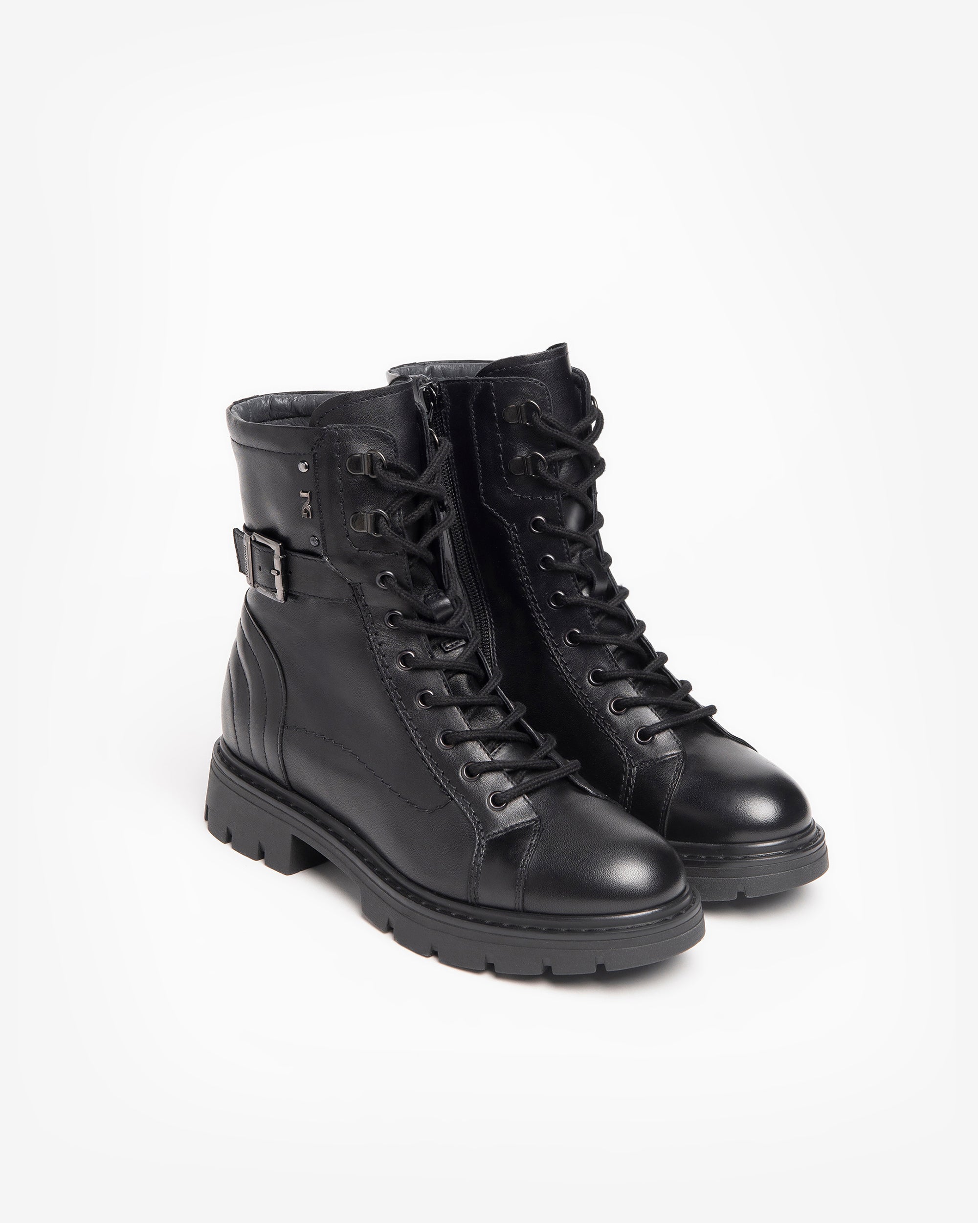 Nero Giardini Combat Boots rangers femme cuir 37