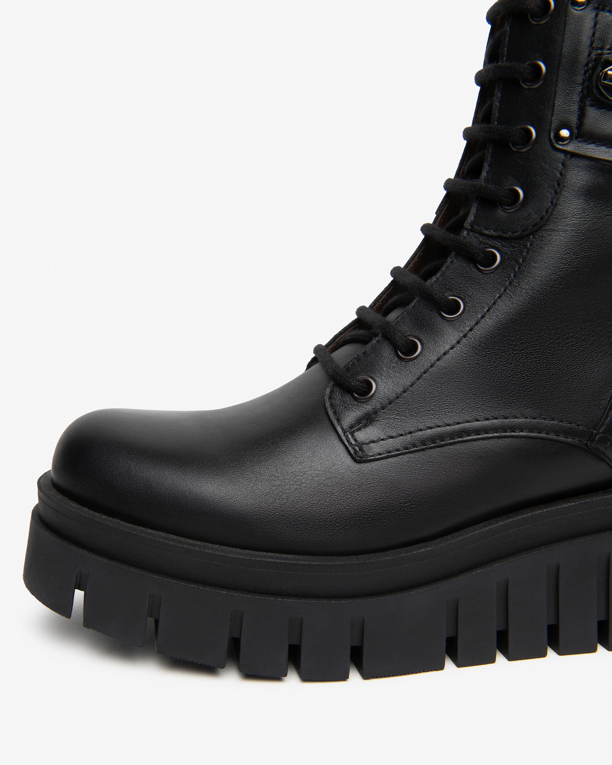 Nero Giardini Combat Boots bottines cuir femme 38