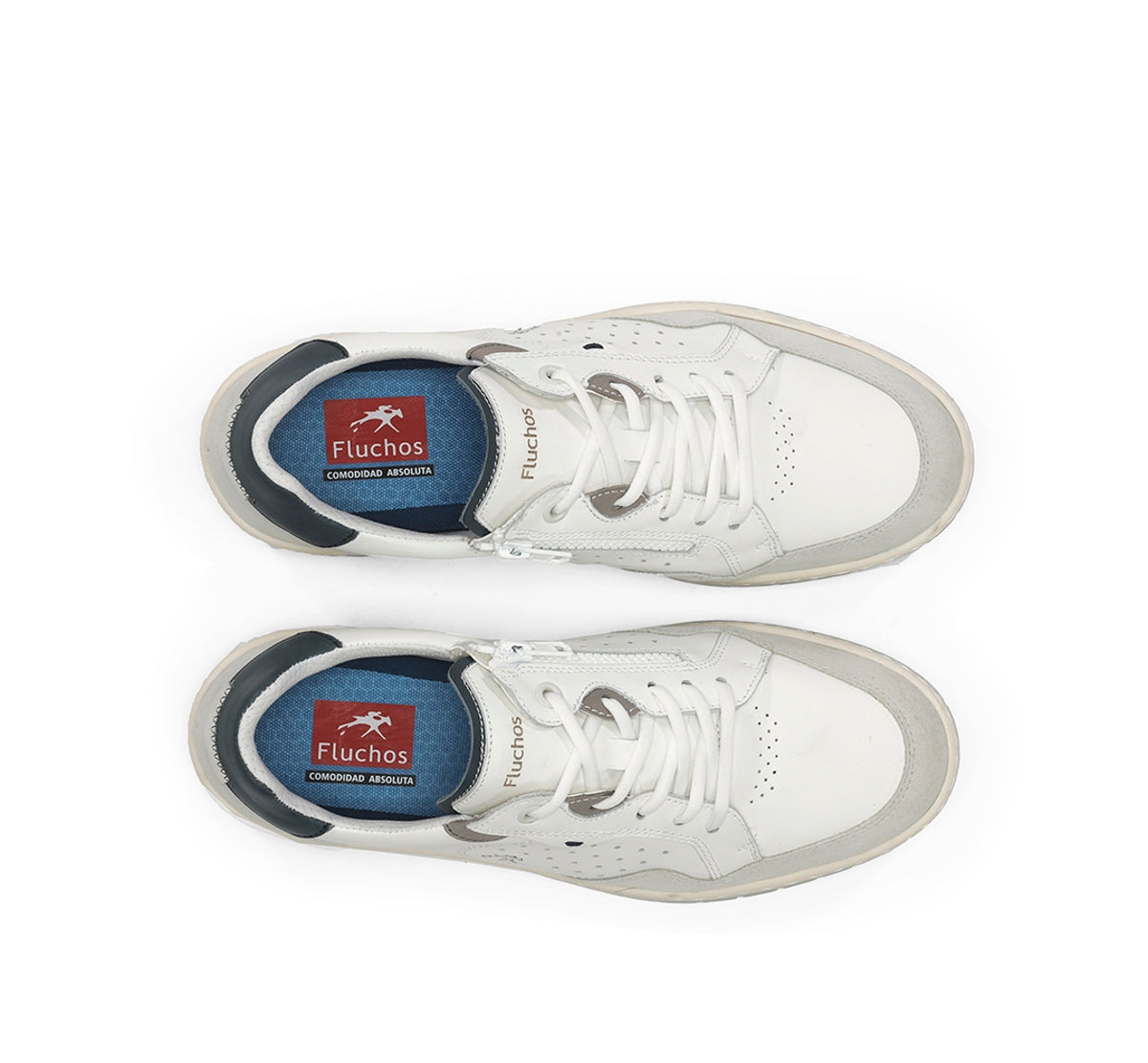 Fluchos Roger F2153 basket gris cuir
