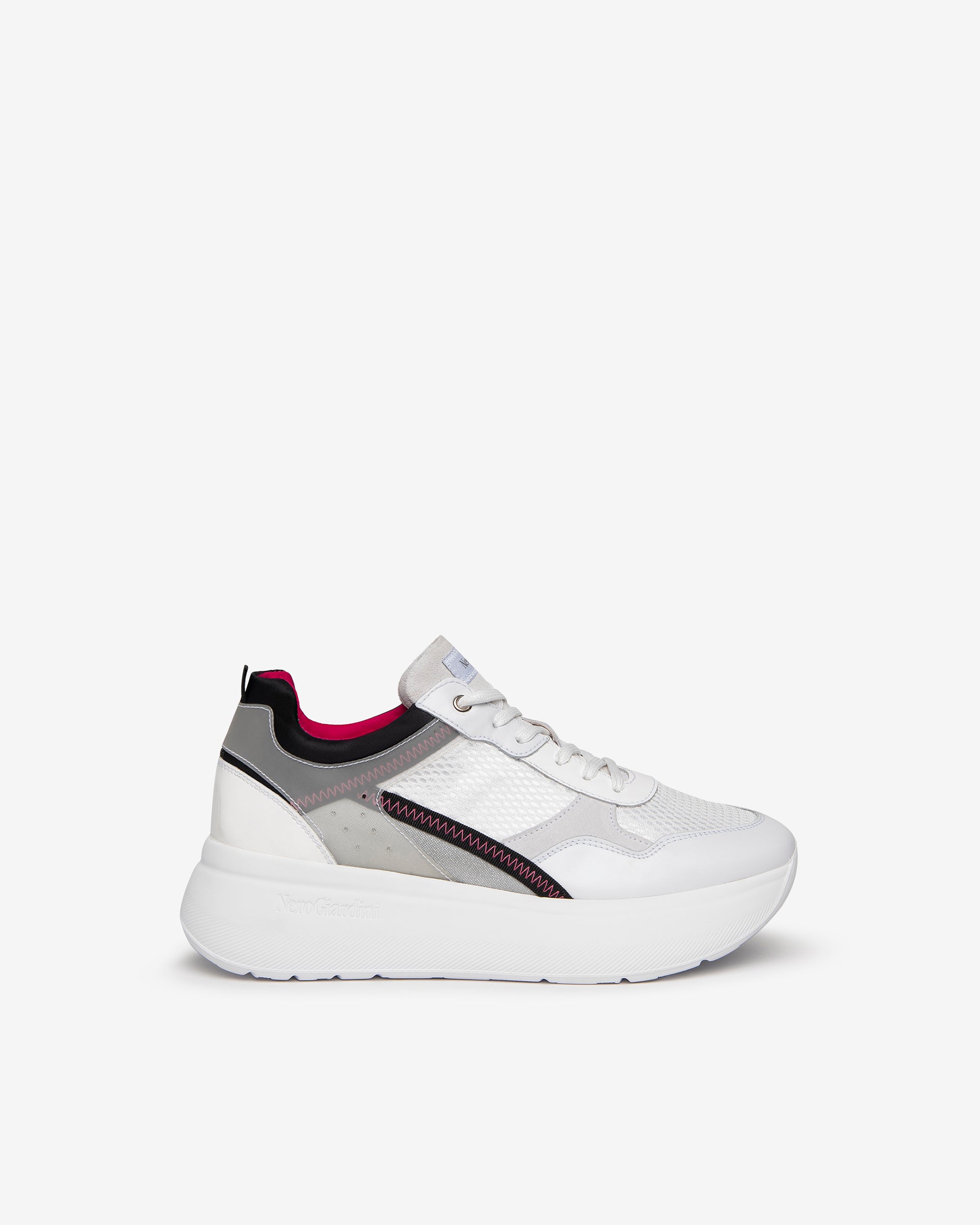 Nero Giardini Sneakers basket femme daim cuir toile 35-41