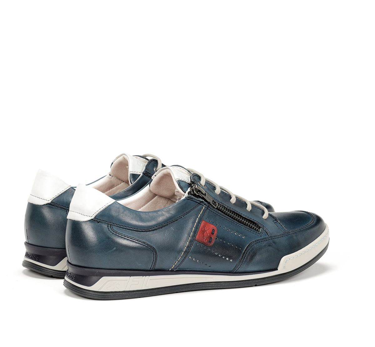 Fluchos Etna F0148 chaussure homme bleue cuir