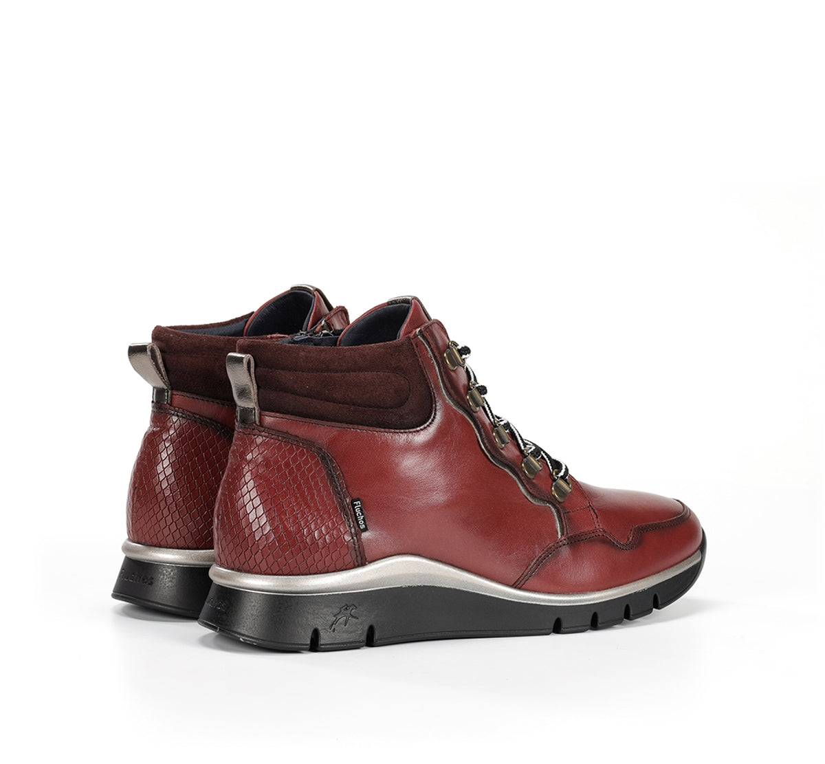 Fluchos Union F2073 bottine femme bordeaux