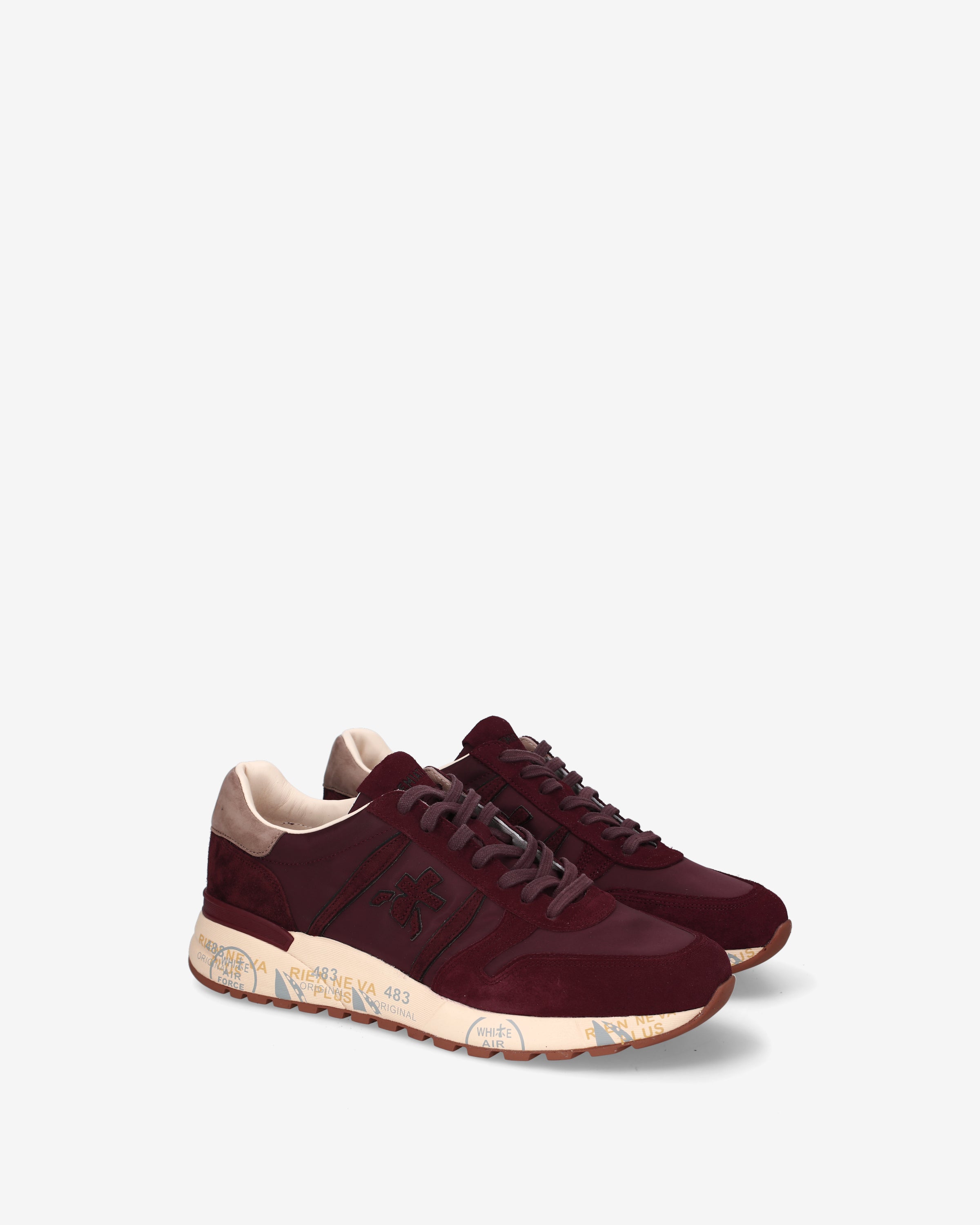 Premiata Lander 8411 sneakers nylon bordeaux