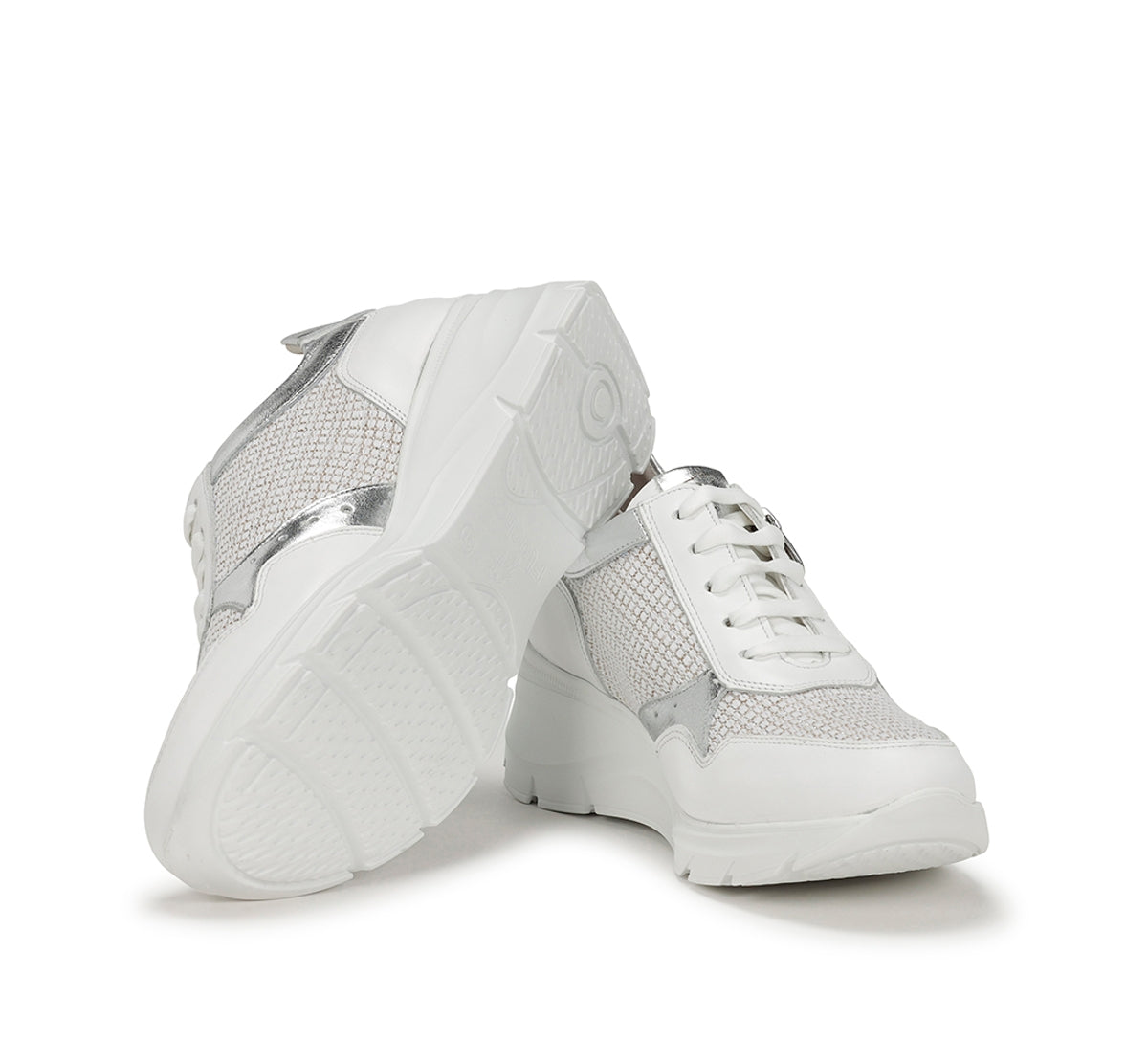 Fluchos Olas F1660 baskets femme blanc compensées