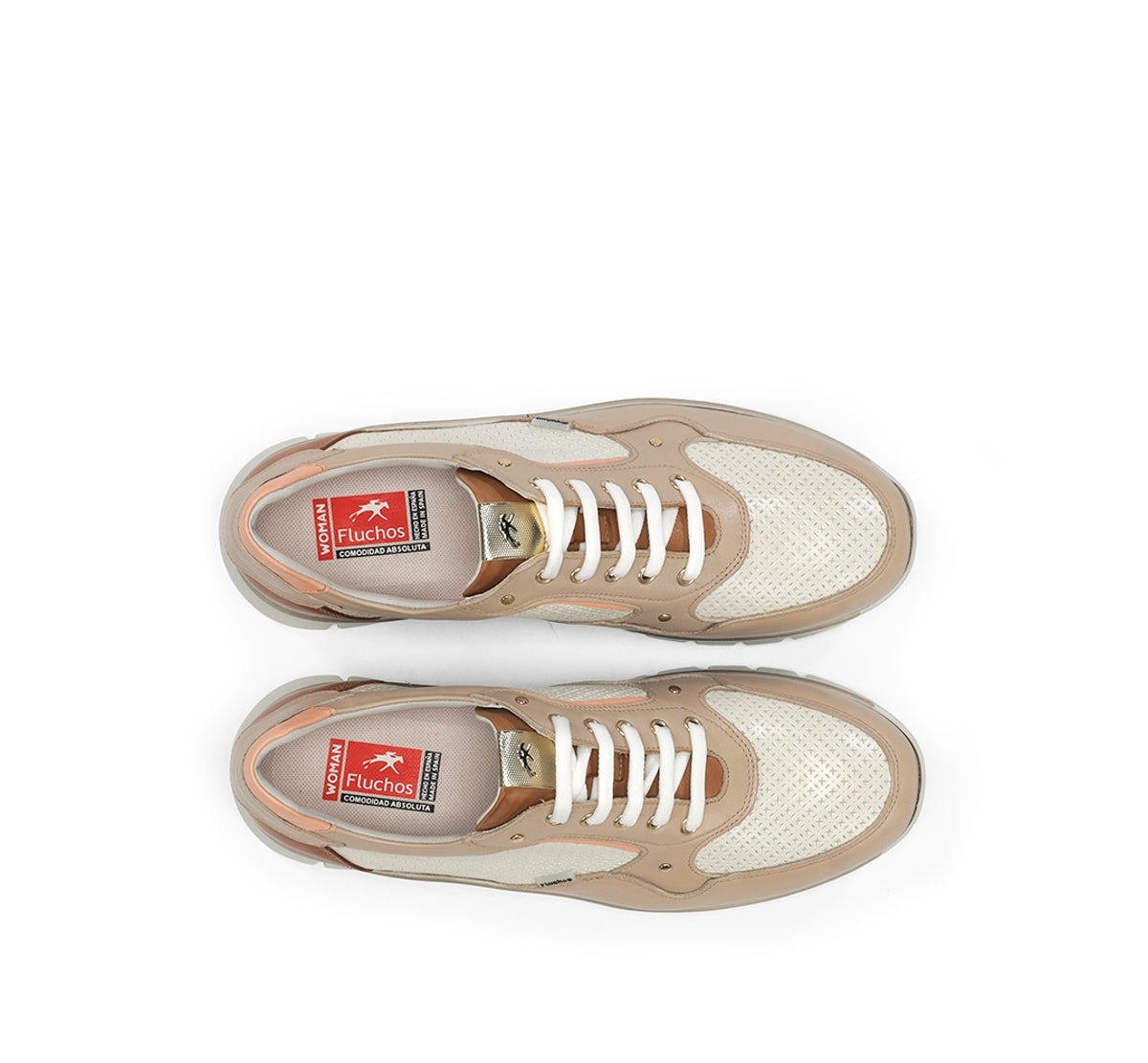 Fluchos Union F2177 basket femme taupe souple