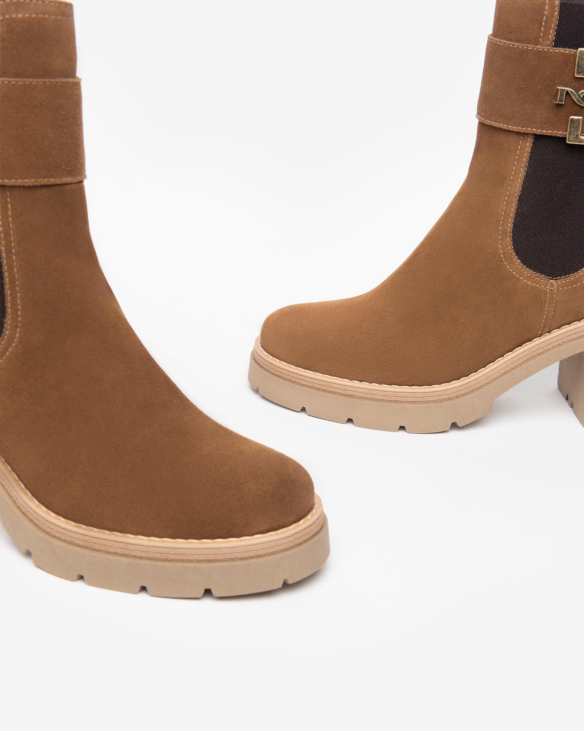 Nero Giardini Chelsea Boots bottines daim femme 38