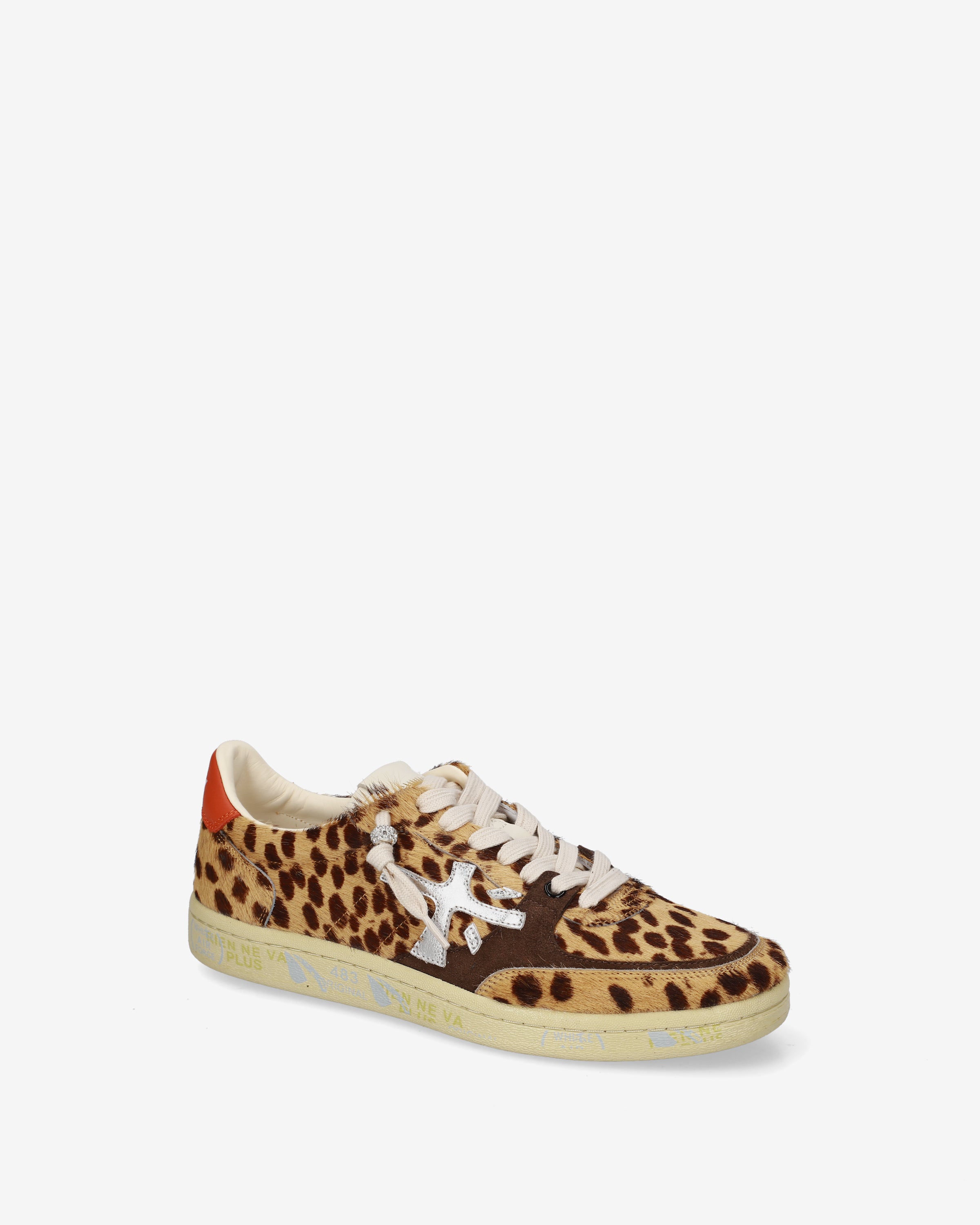 Premiata Bskt Clayd 8470 baskets femme léopard cuir