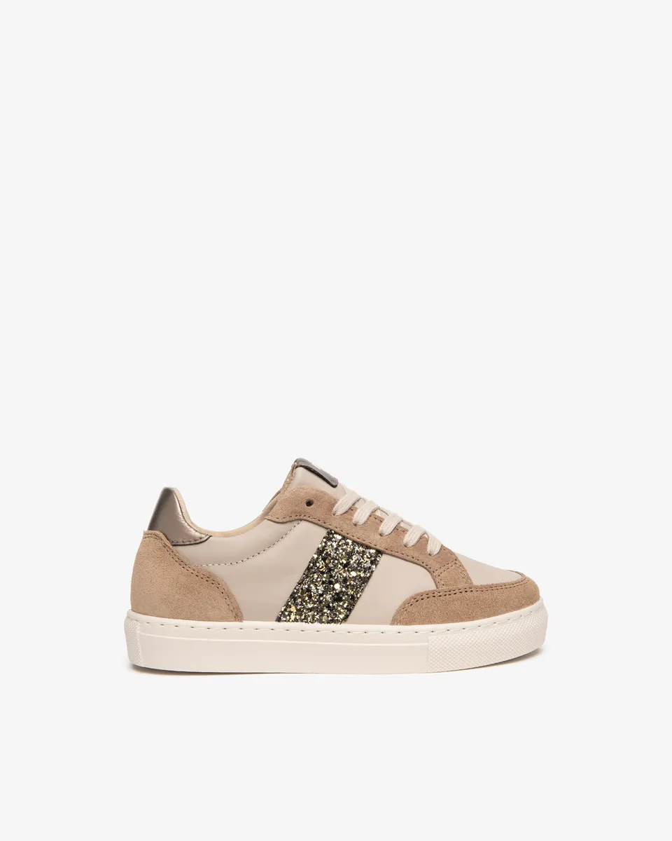 Nero Giardini Sneakers baskets fille daim cuir paillettes 24-39