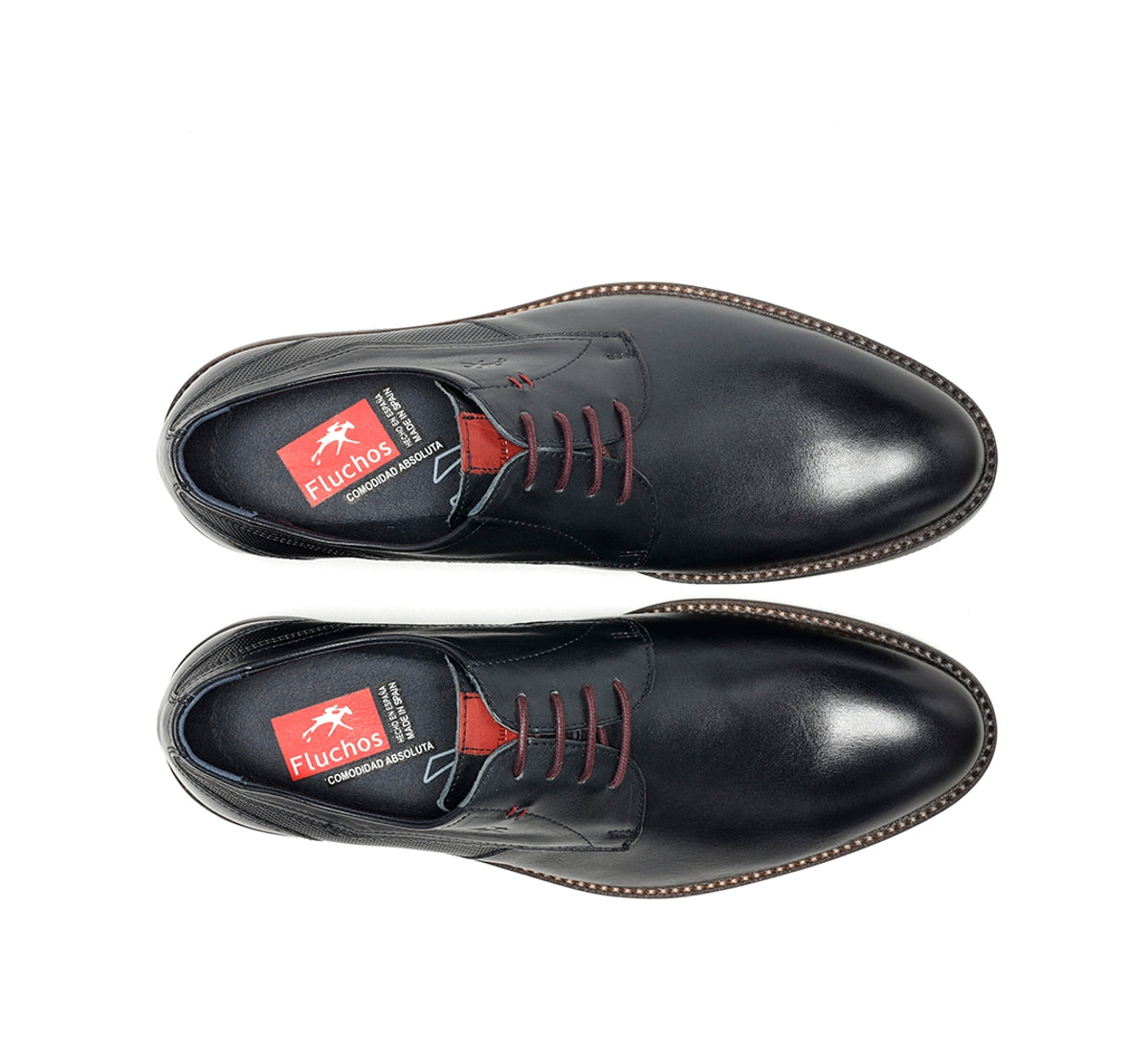 Fluchos Theo F1626 chaussures bleues homme ville