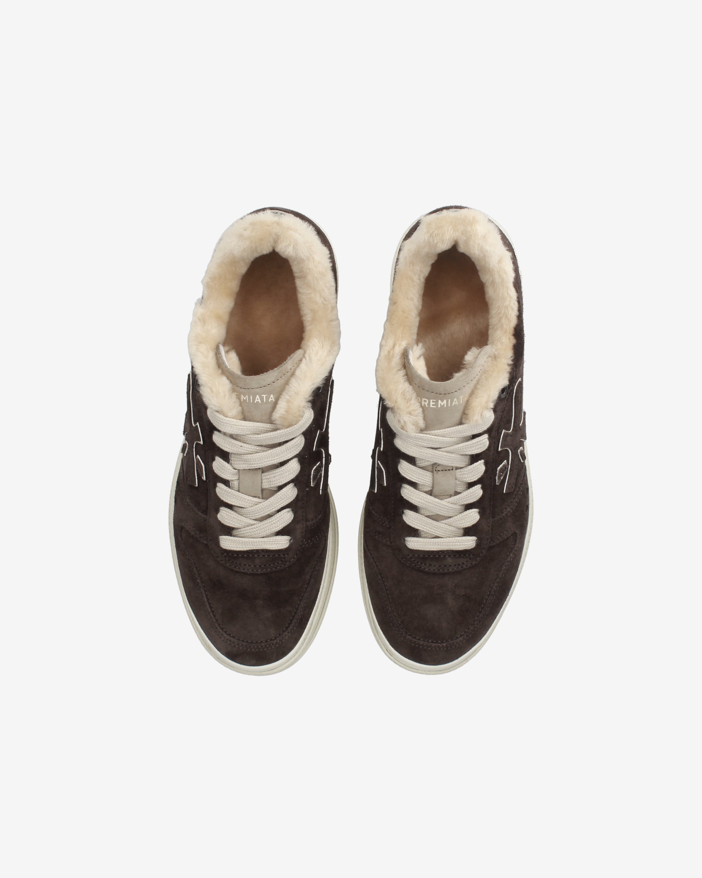 Premiata Micol 7894M sneakers daim marron plateforme