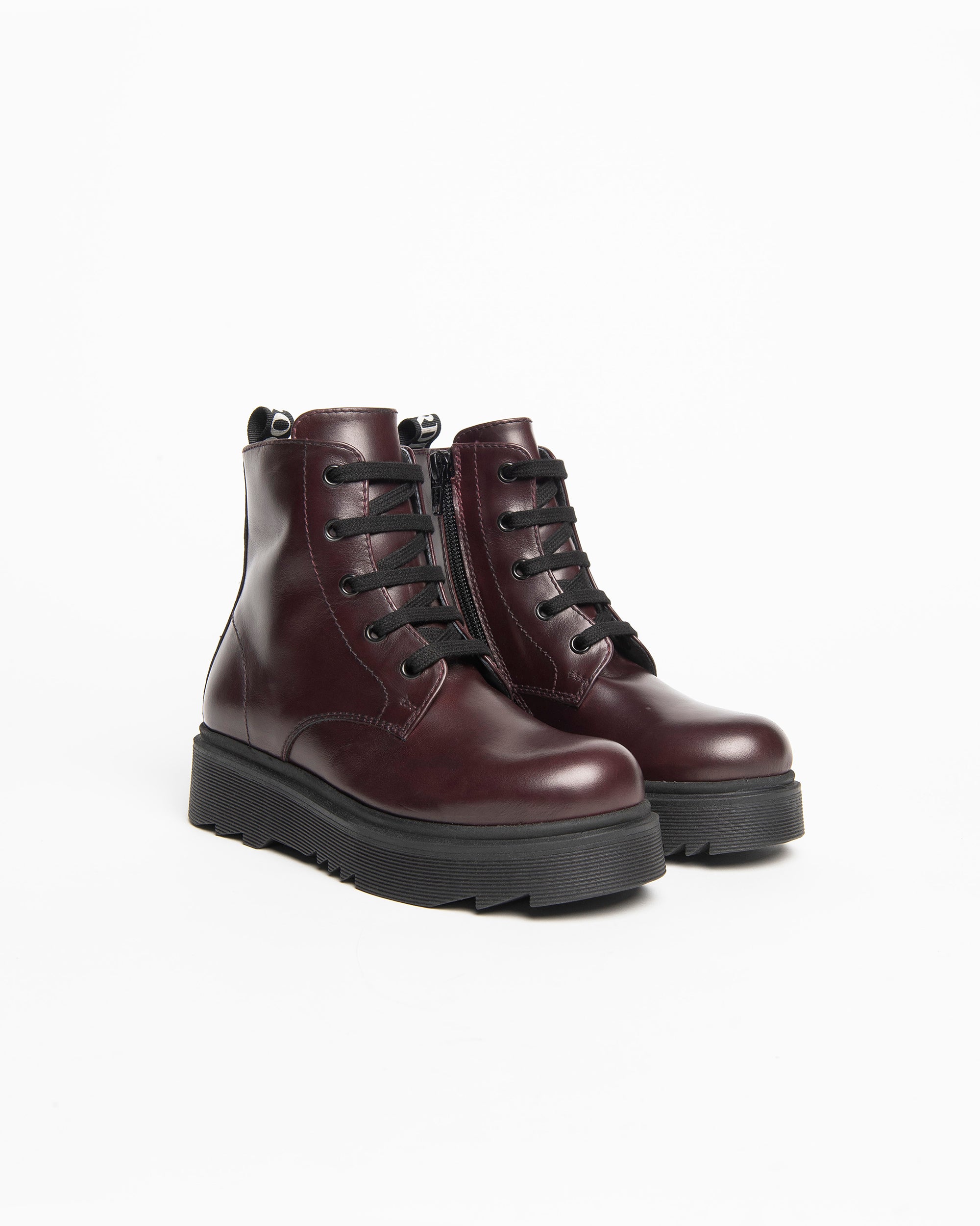 Nero Giardini Combat Boots Rangers Cuir Fille