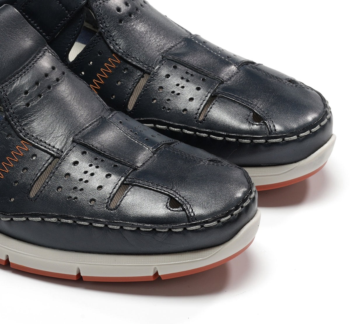 Fluchos Yannic F1444 sandale homme bleu lacets