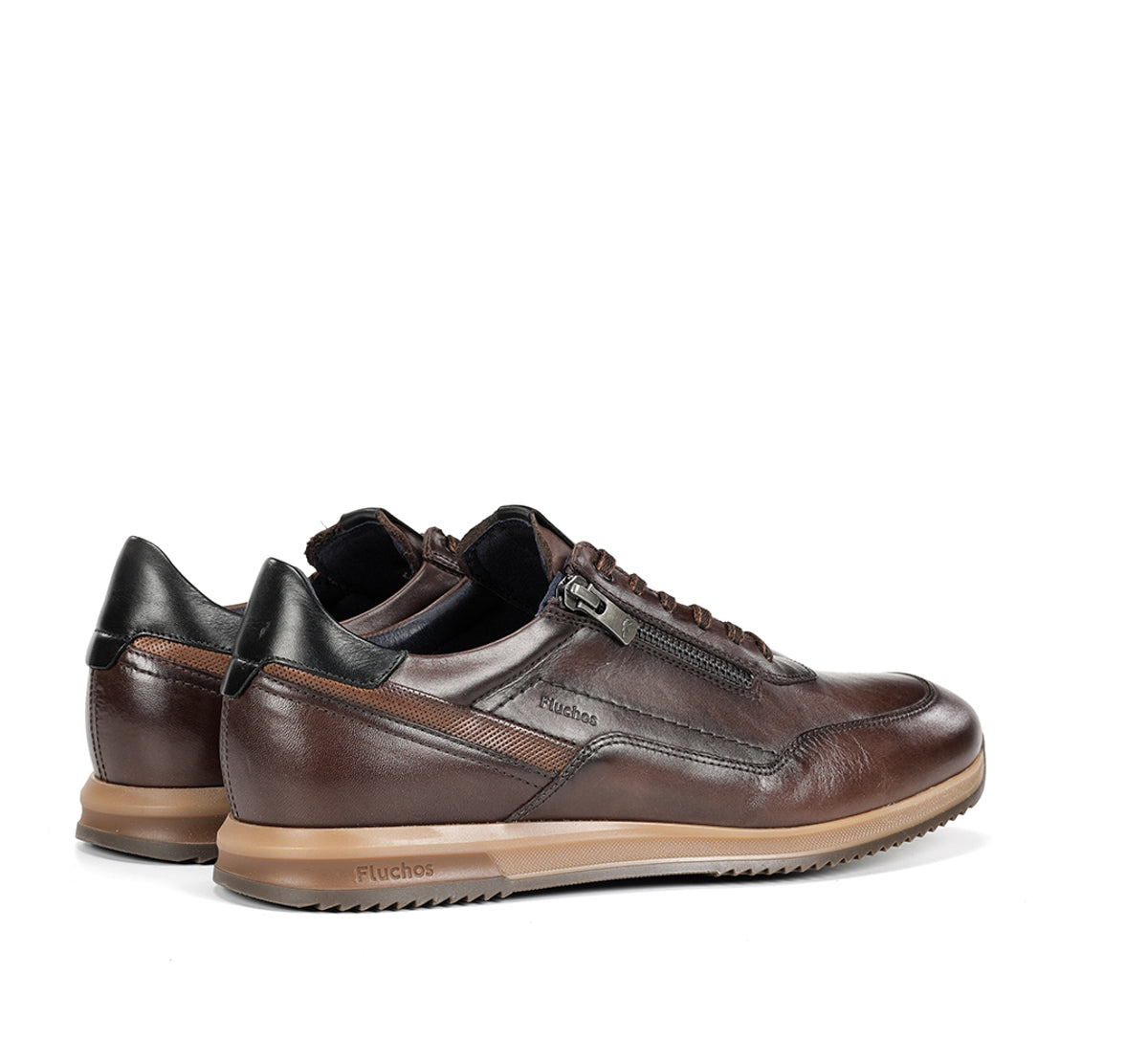 Fluchos Samir F2264 basket marron homme cuir