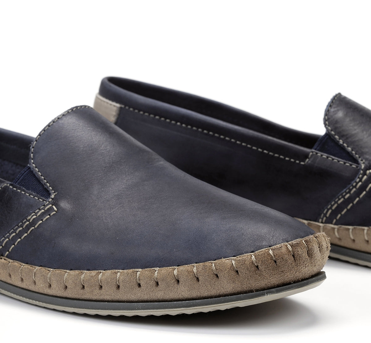 Fluchos Bahamas 8264 mocassins bleu sans lacets