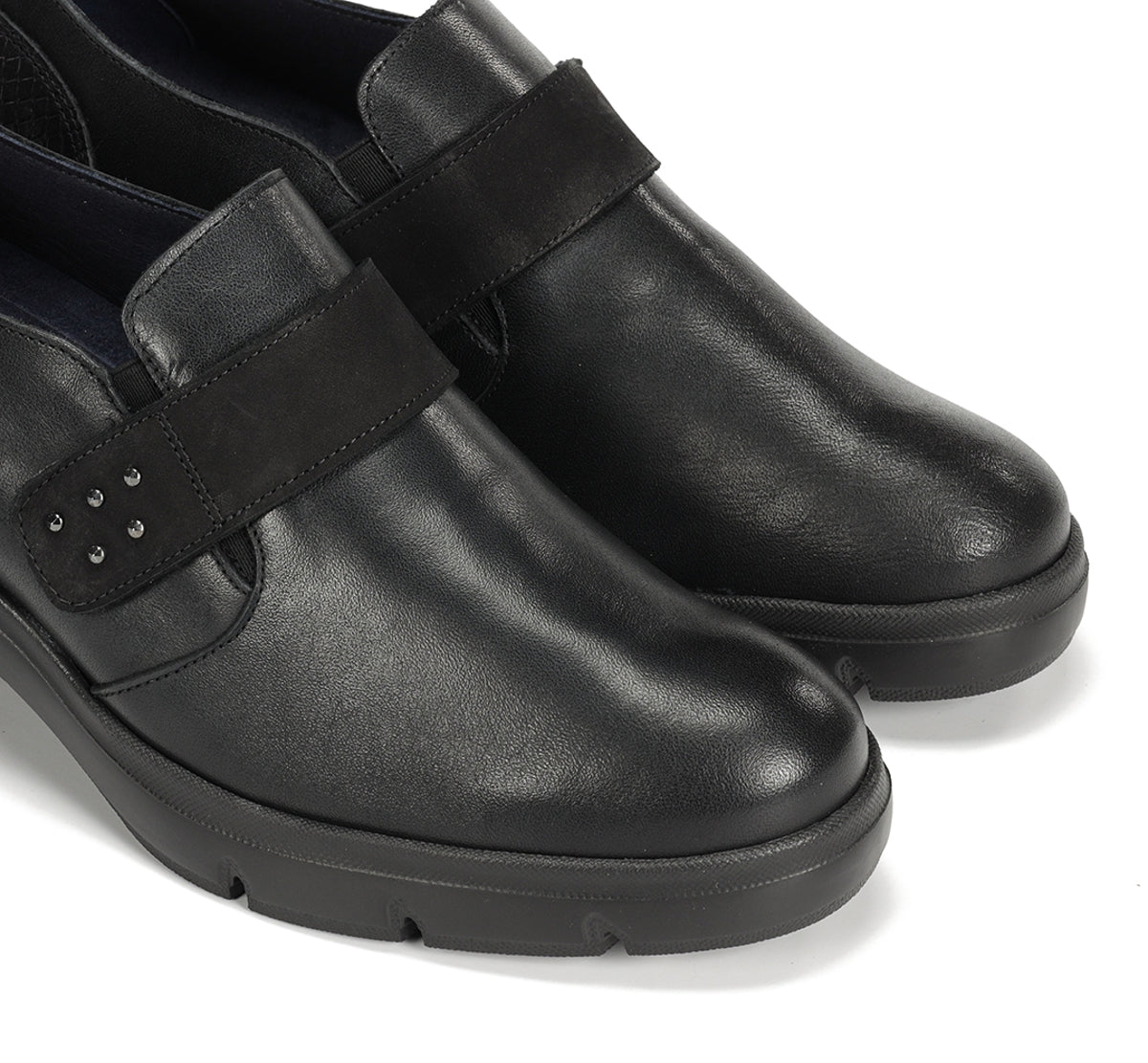 Fluchos Fugaz F2112 slip-on femme noir semelle track