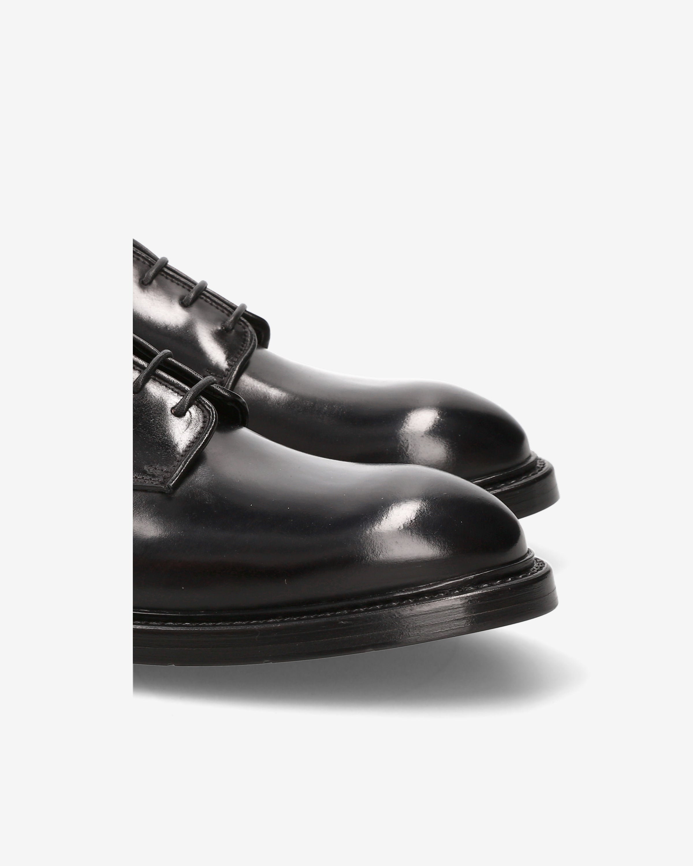 Premiata derbies homme noir cuir made in Italy