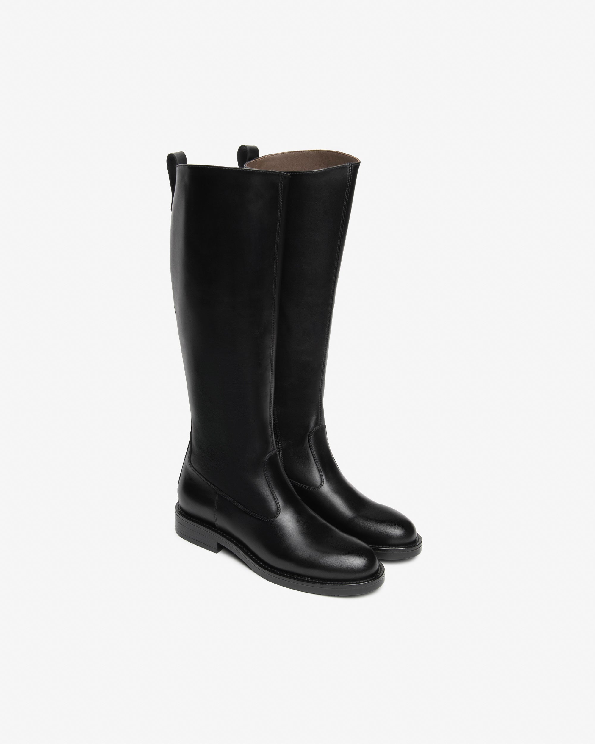 Nero Giardini Boots bottes femme cuir talon 30 mm