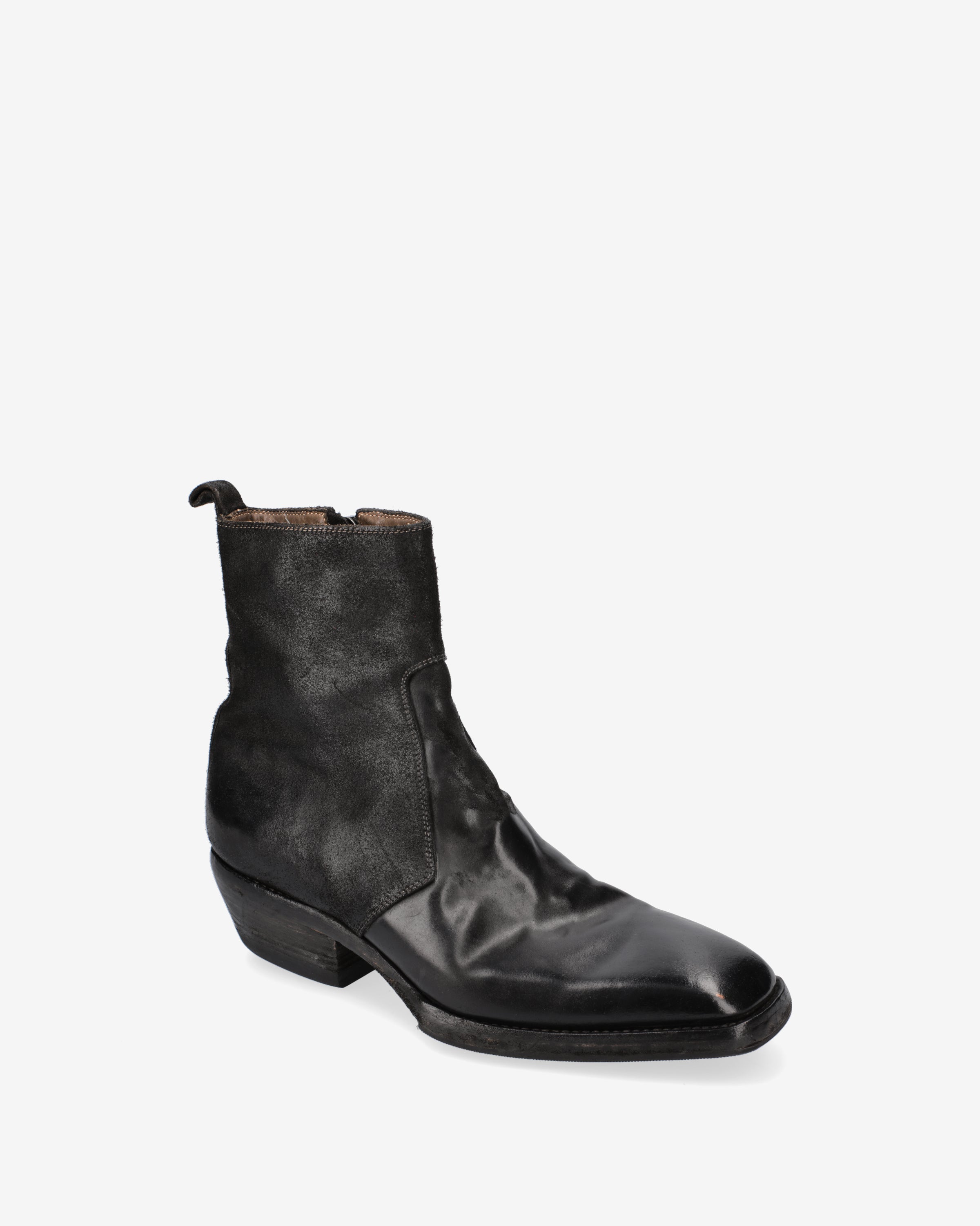 Premiata Boots bottines cordovan noir homme cuir