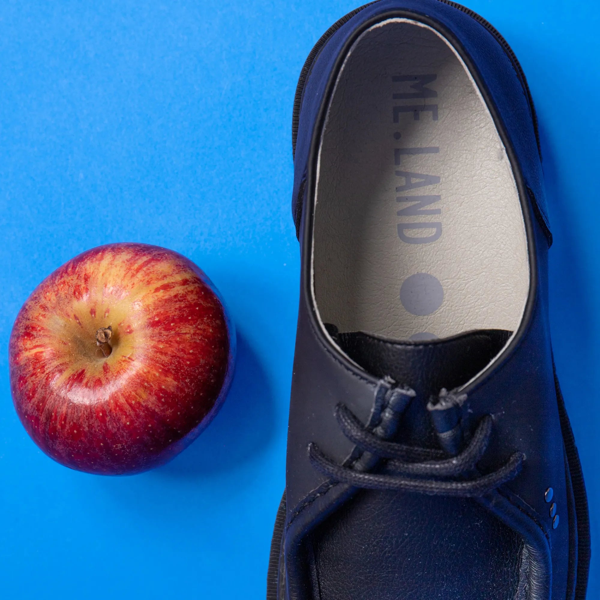 Me.Land Rando derby vegan cuir pomme noir