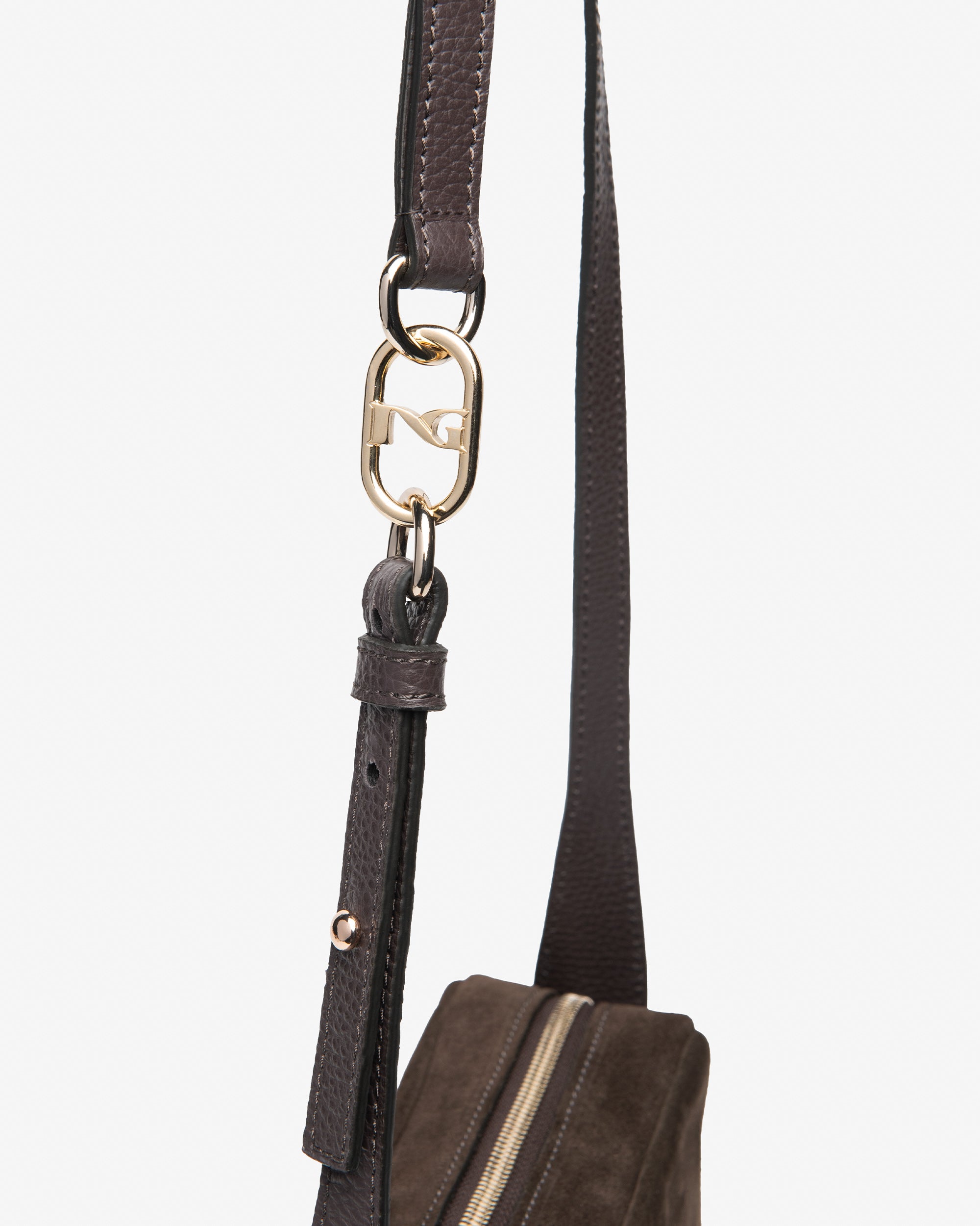 Nero Giardini Bags sac bandoulière daim zip