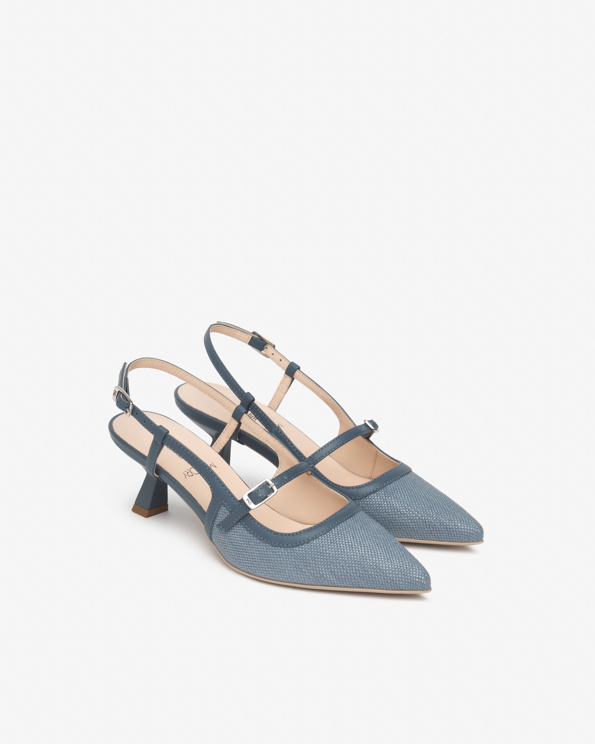 Nero Giardini Slingback escarpins femme cuir tissu