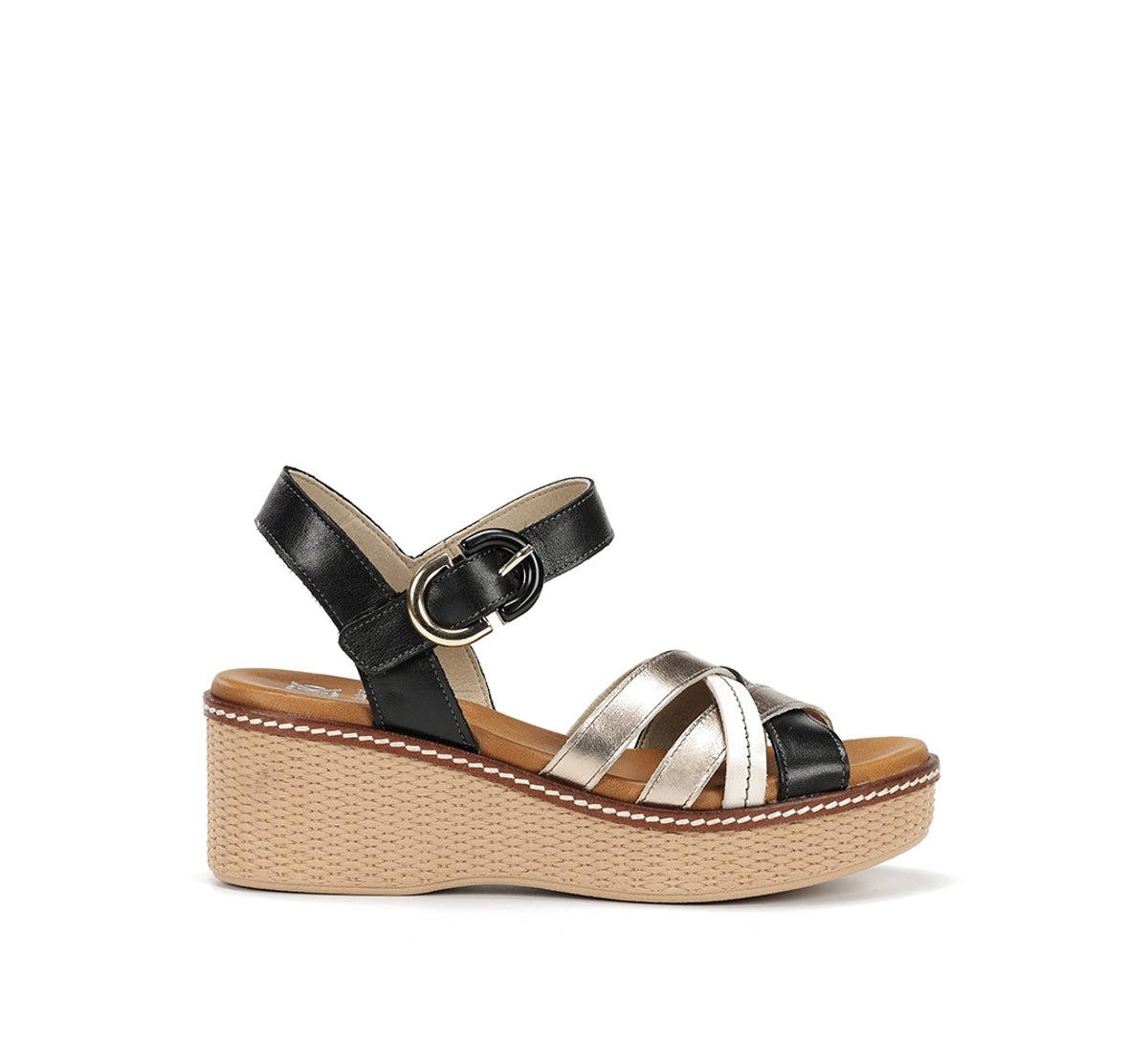 Dorking by Fluchos Nido D9639 sandale noire femme