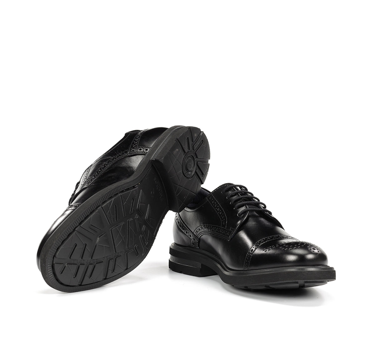 Fluchos Belgas F0629 derbies noir cuir homme