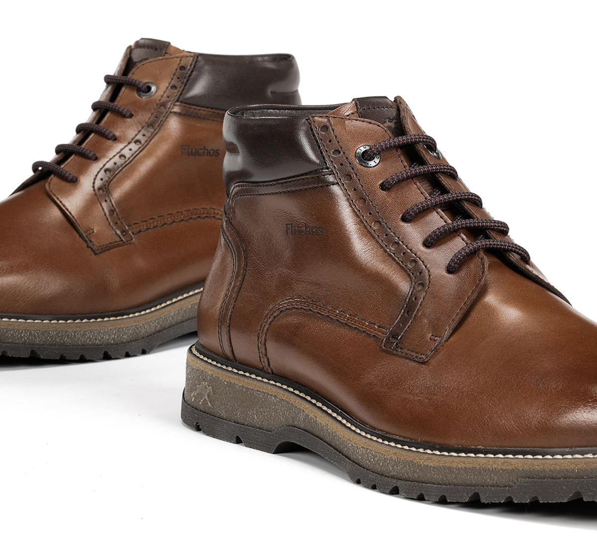 Fluchos Buggy F2321 boots marron homme cuir