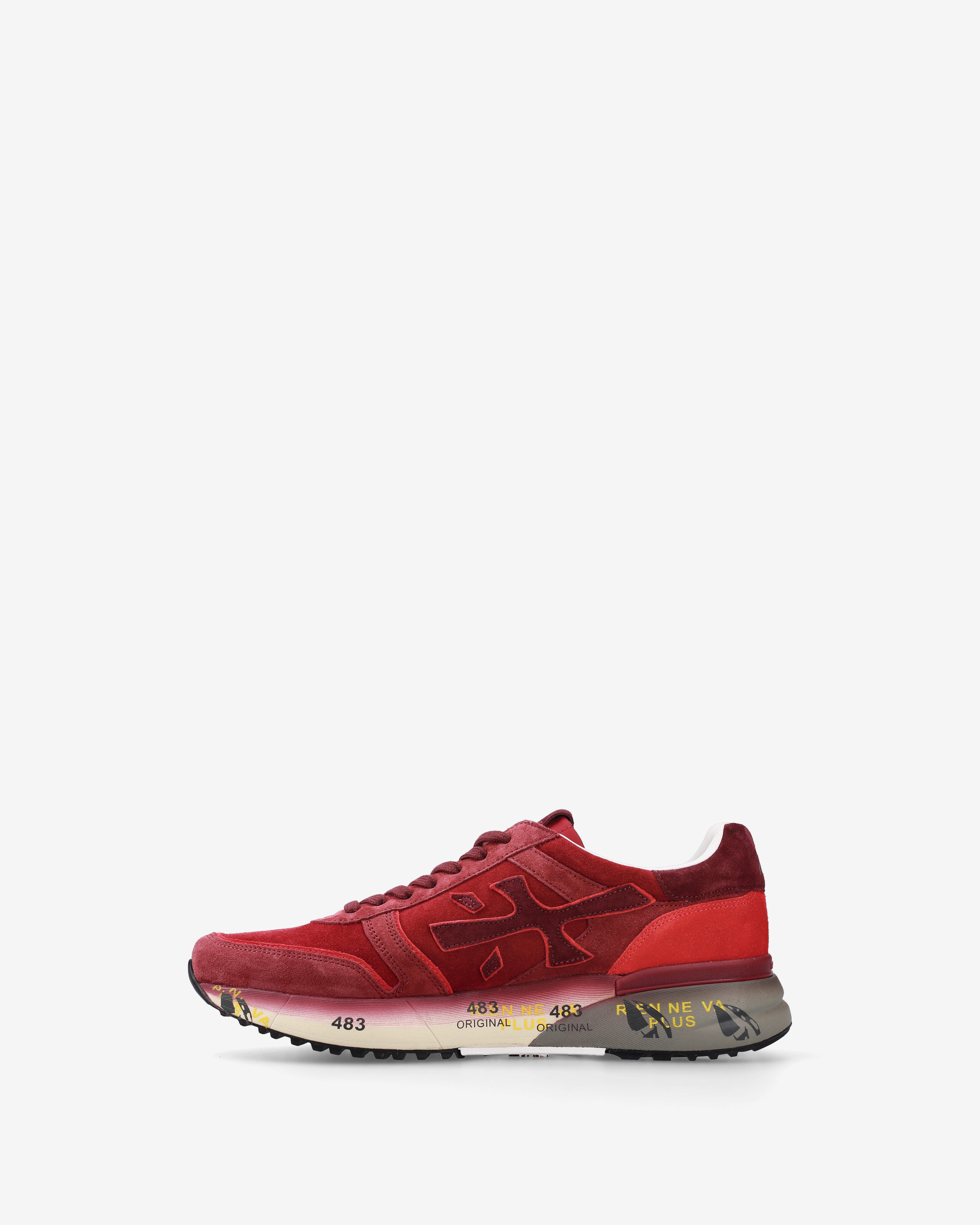 Premiata Mick 7862 sneakers rouges daim pointure 43