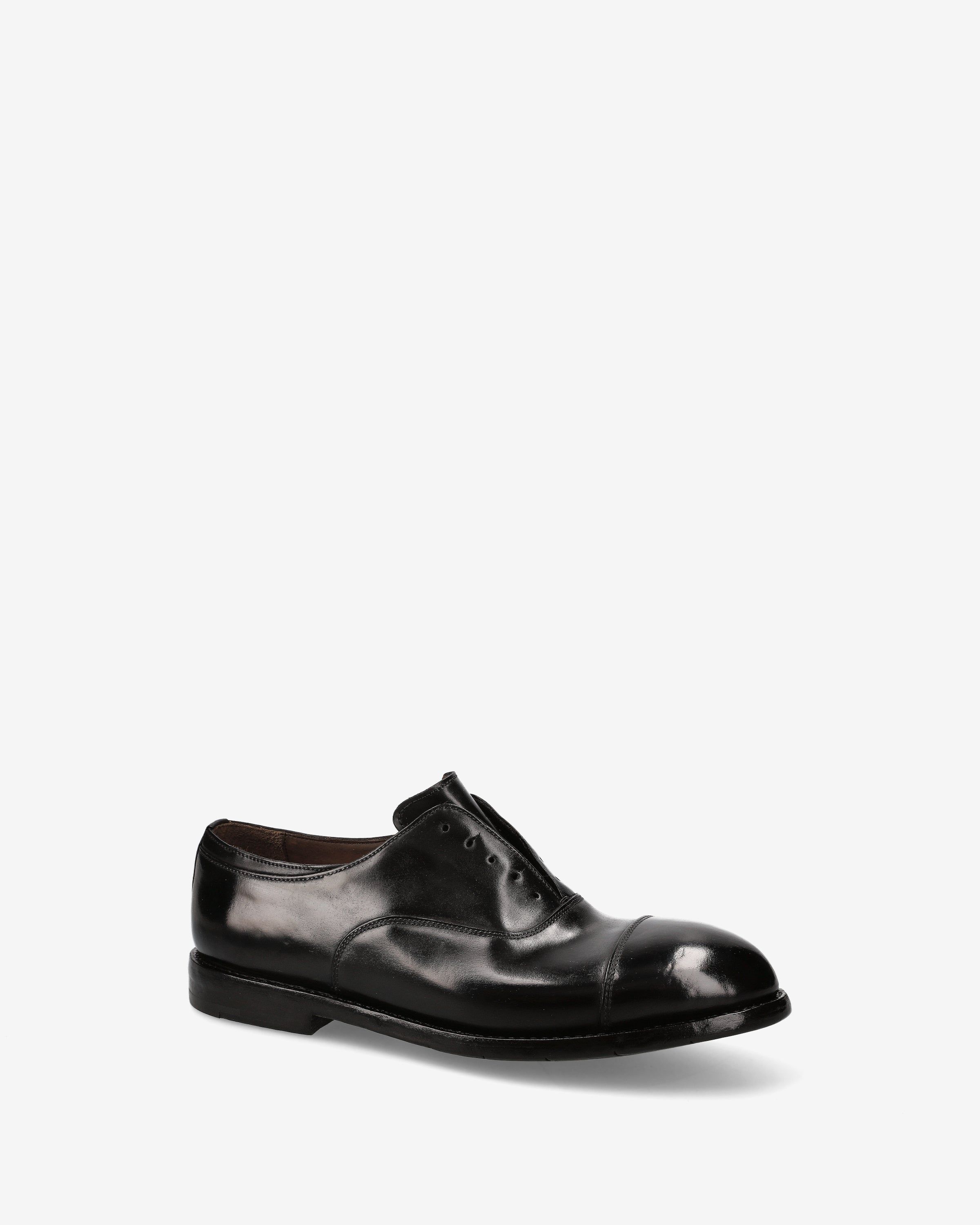 Premiata Cordovan mocassins slip-on homme cuir noir