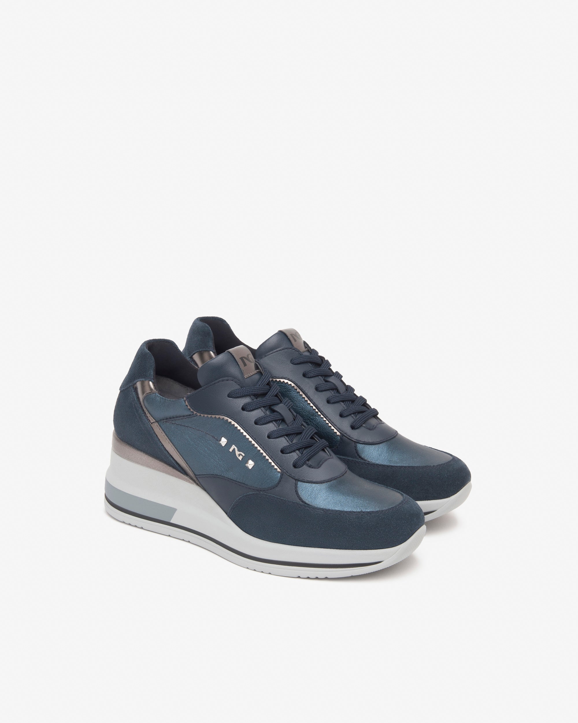 Nero Giardini Sneakers Baskets Femme Cuir Daim
