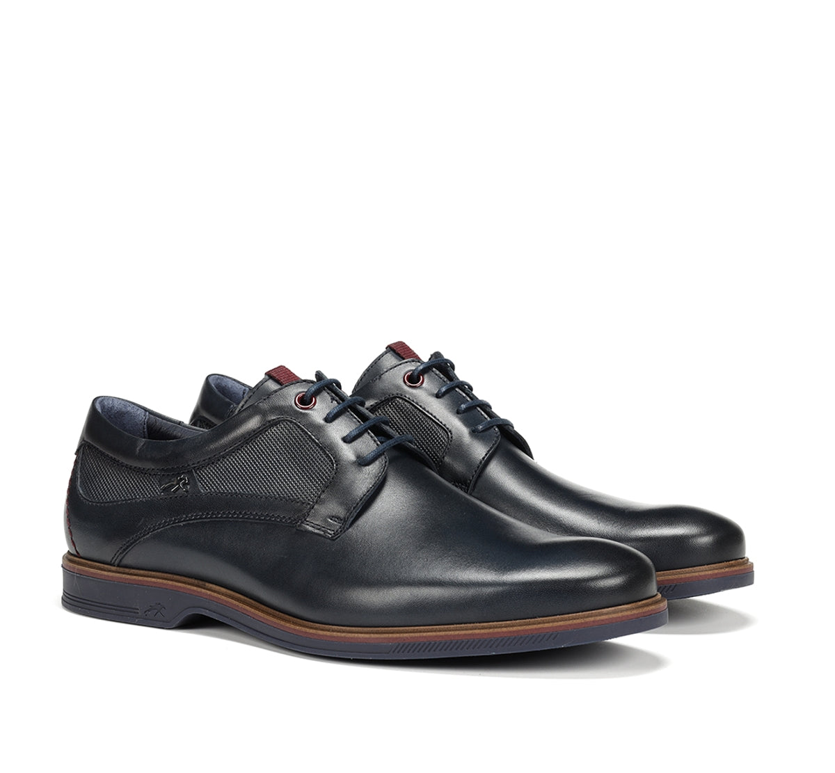 Fluchos Tristan F1857 chaussure bleu cuir homme