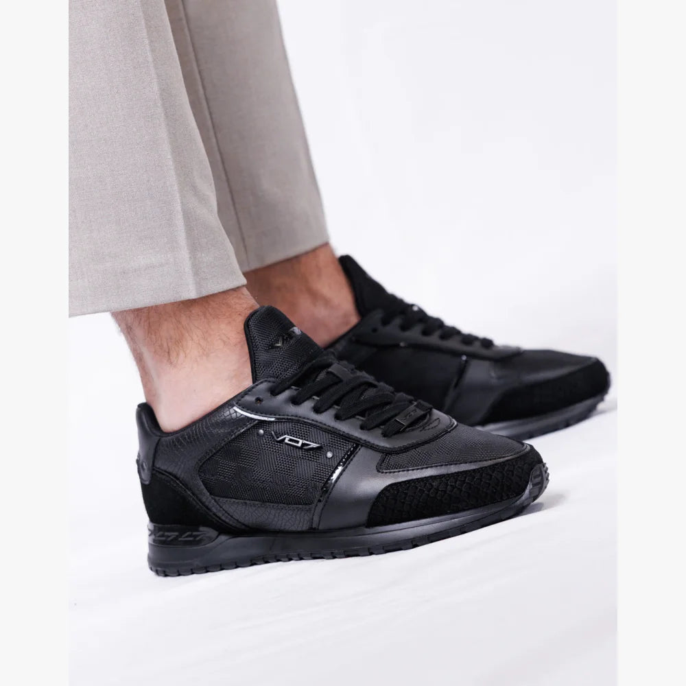 VO7 Milan Square Dark sneakers cuir noir pointure 44