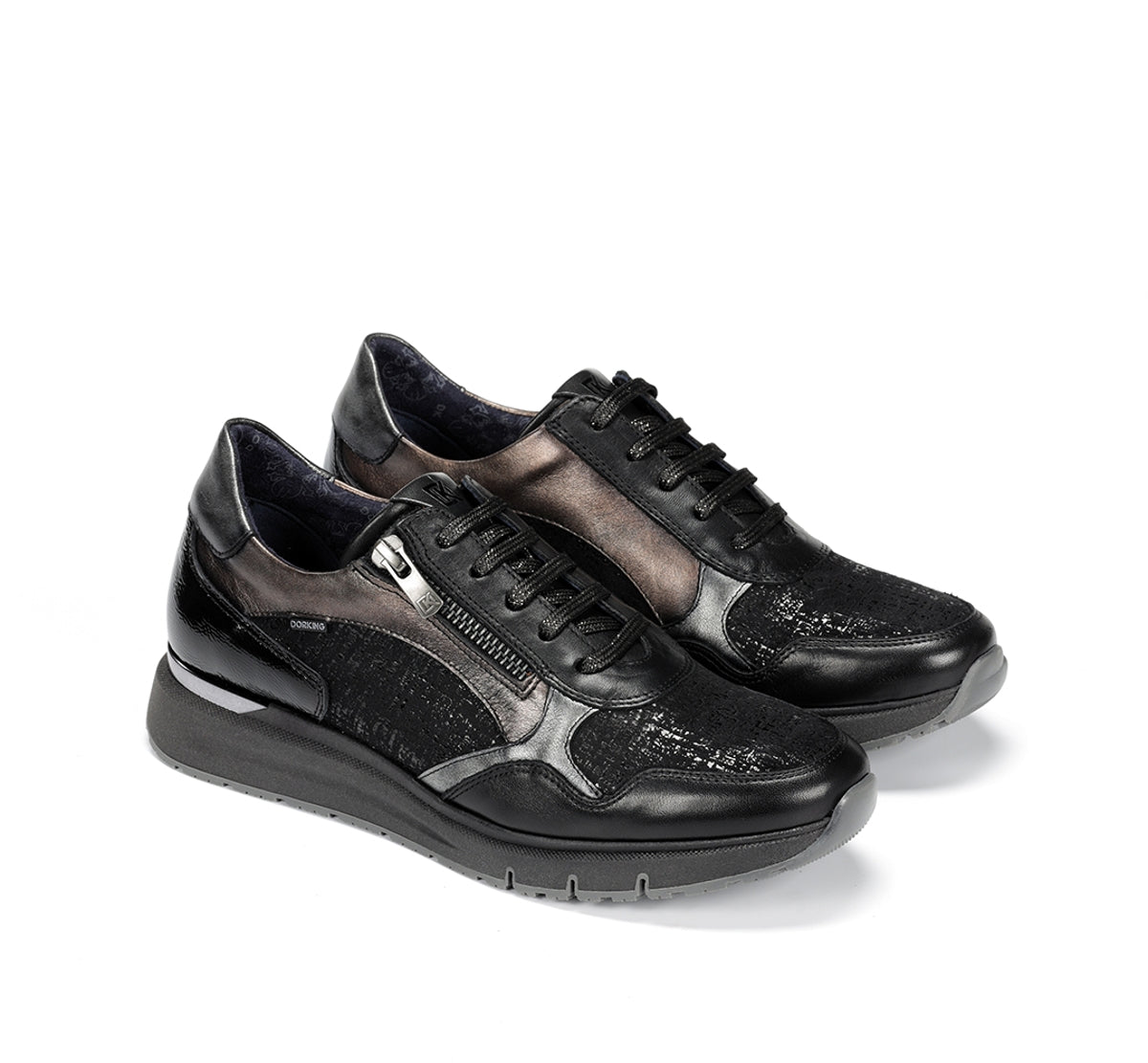 Dorking Serena D9213 basket noire femme confort