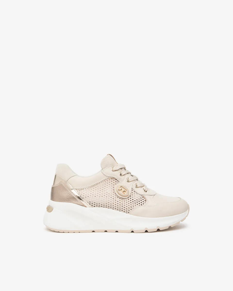 Nero Giardini Sneakers basket cuir femme toile 35-41