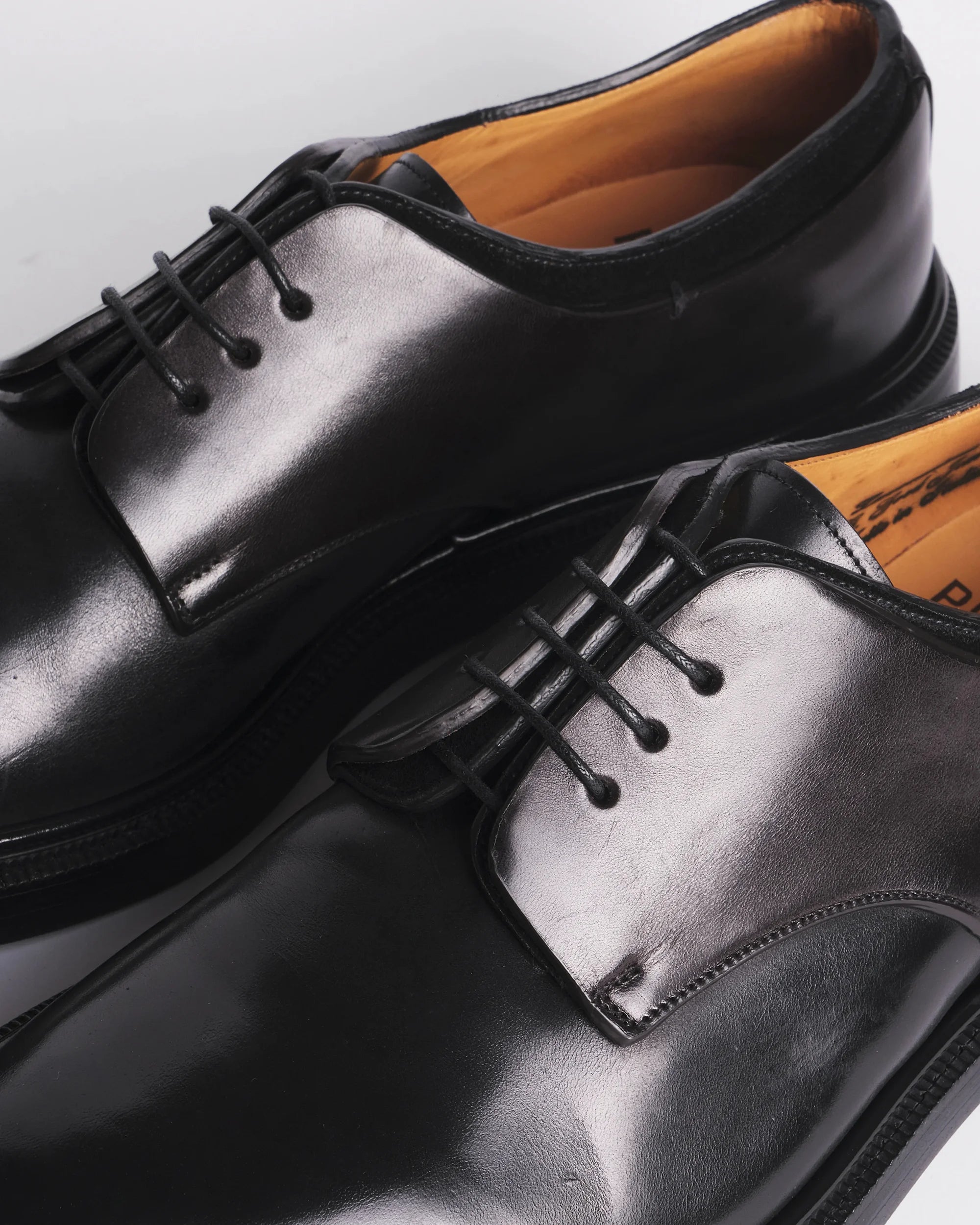 Premiata 011 boots derby cuir noir premium