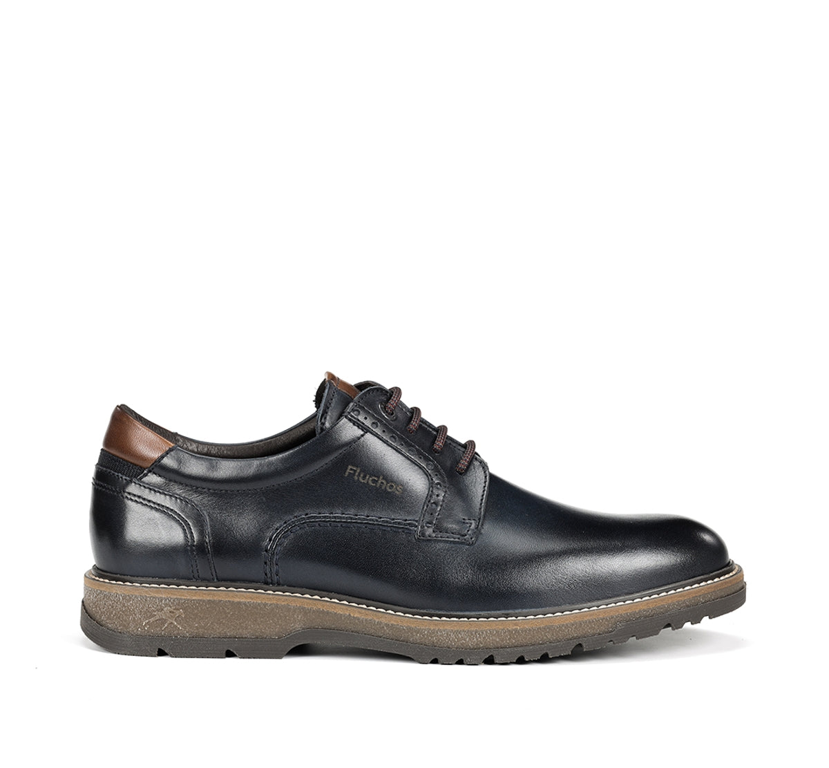 Fluchos Buggy F2319 chaussures bleues homme cuir