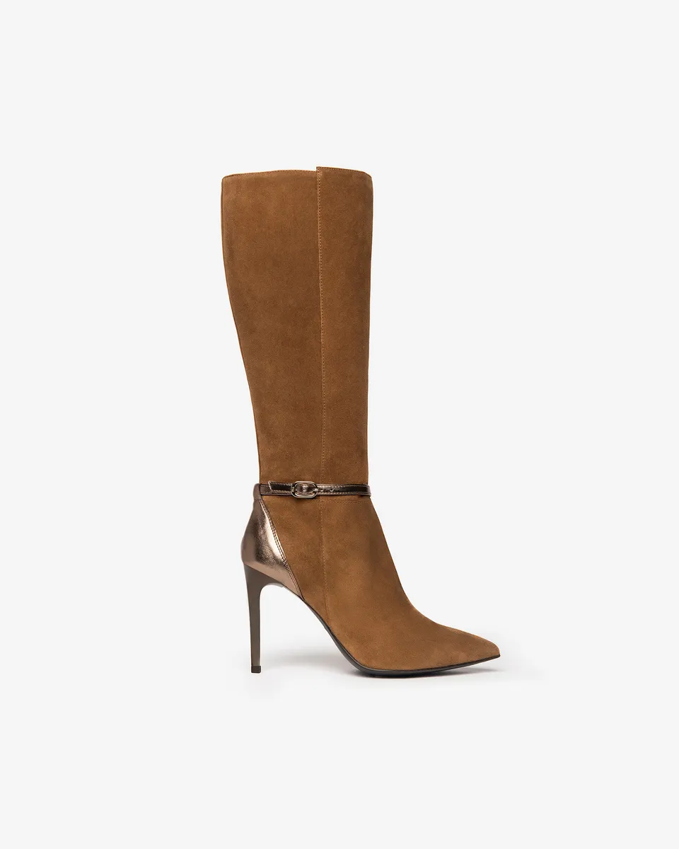 Nero Giardini Boots bottines daim verni femme