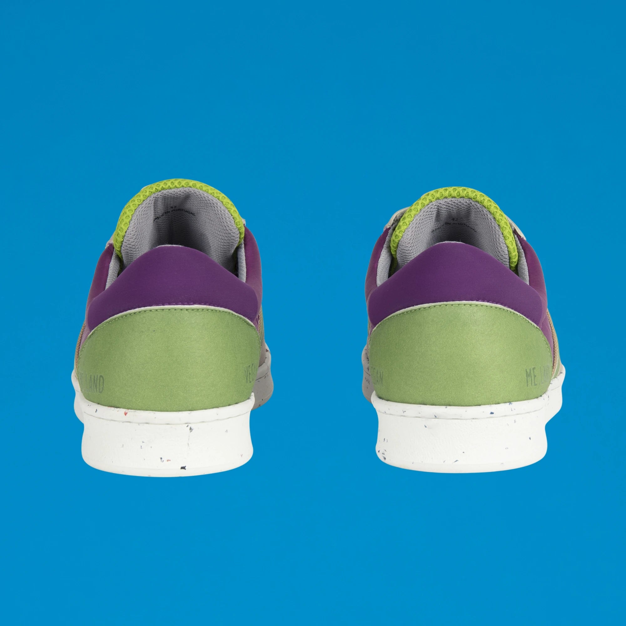Me.Land Vivace basket vegan beige violet vert nylon