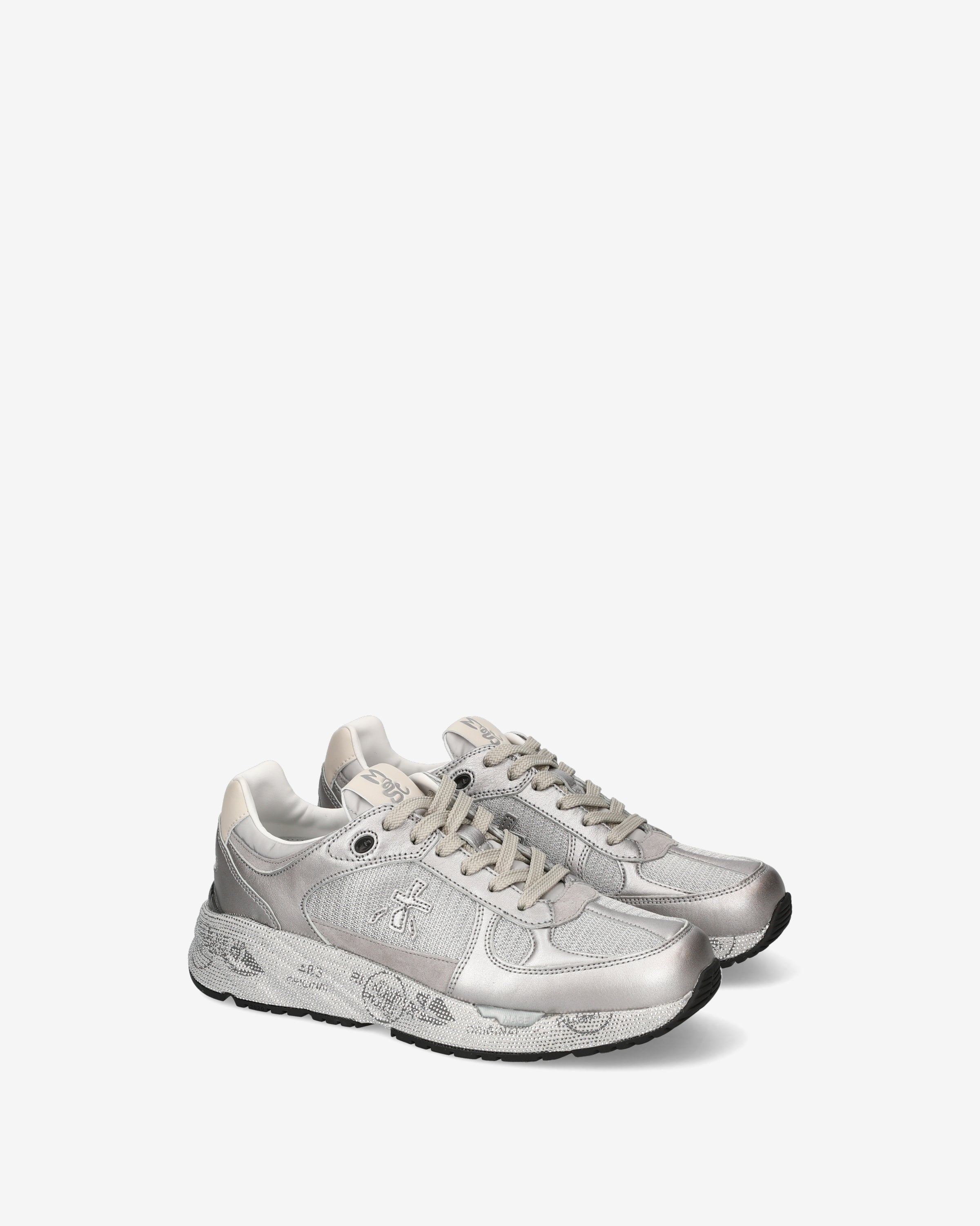 Premiata Mased 7093 sneakers argent métallisé