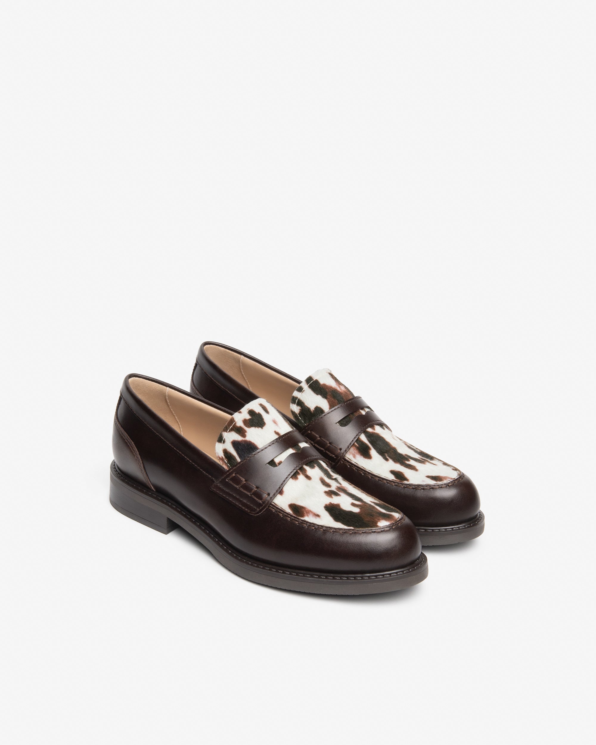 Nero Giardini Loafers Mocassins Femme Cuir Animalier 38