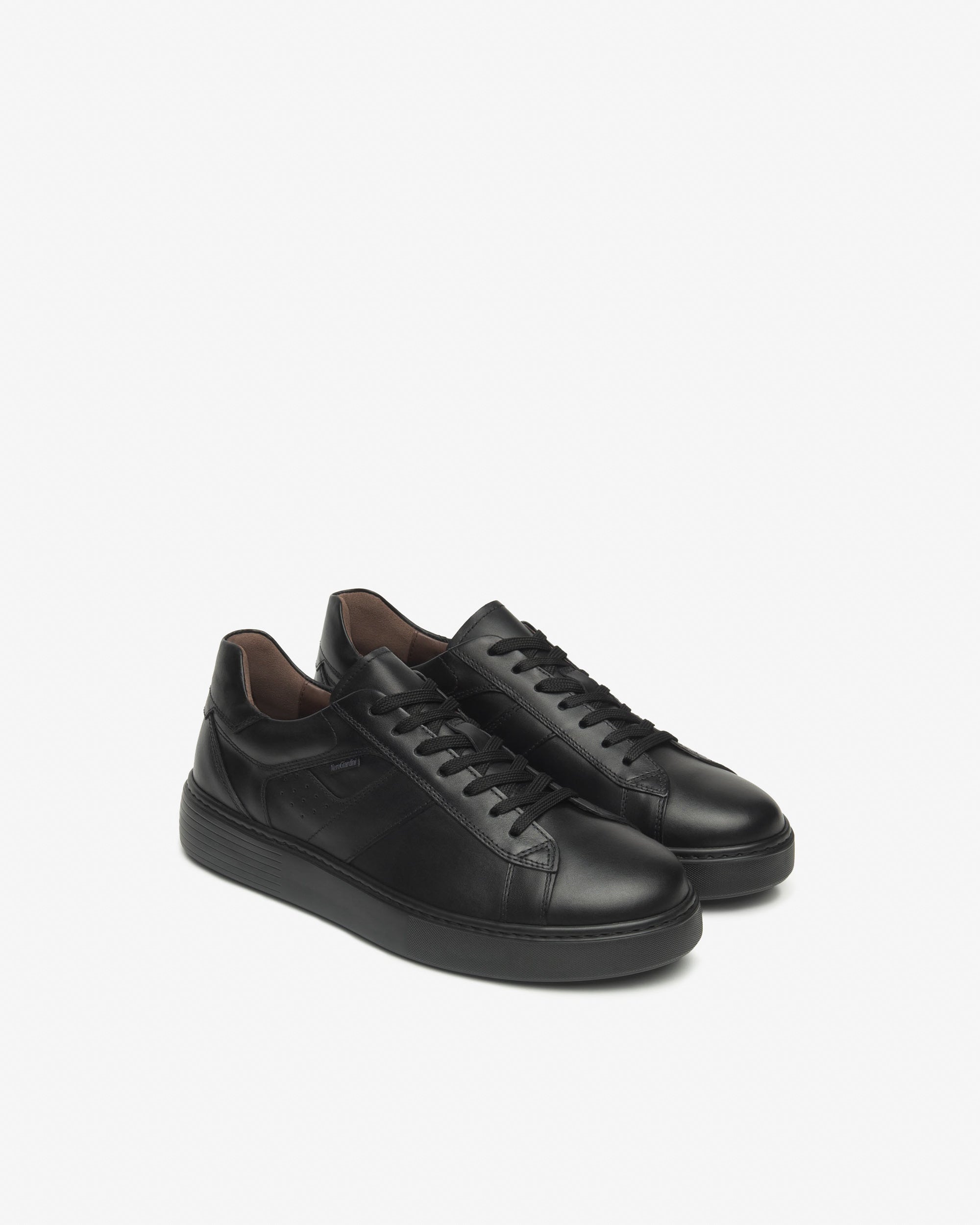 Nero Giardini Sneakers baskets cuir homme Memory hiver