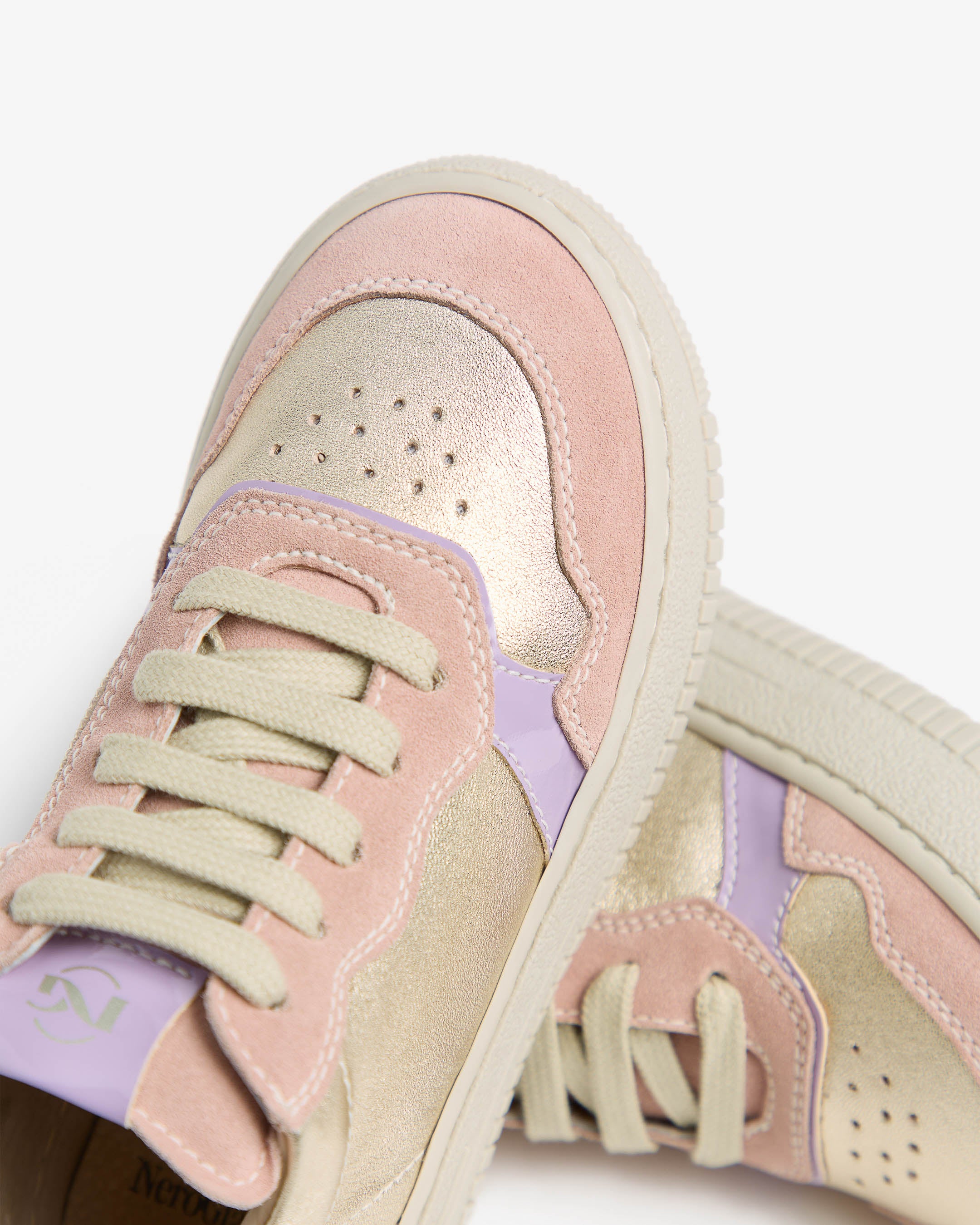Nero Giardini Sneakers baskets fille junior cuir scratch