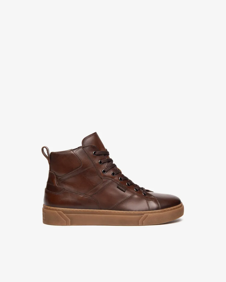 Nero Giardini Sneakers baskets montantes cuir homme hiver