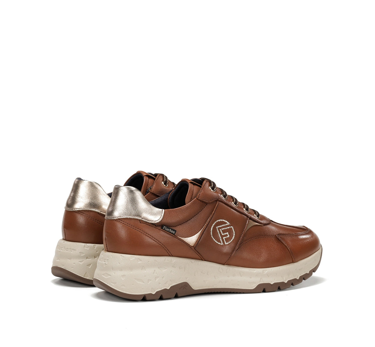 Fluchos Nexus F2309 baskets marron femme cuir