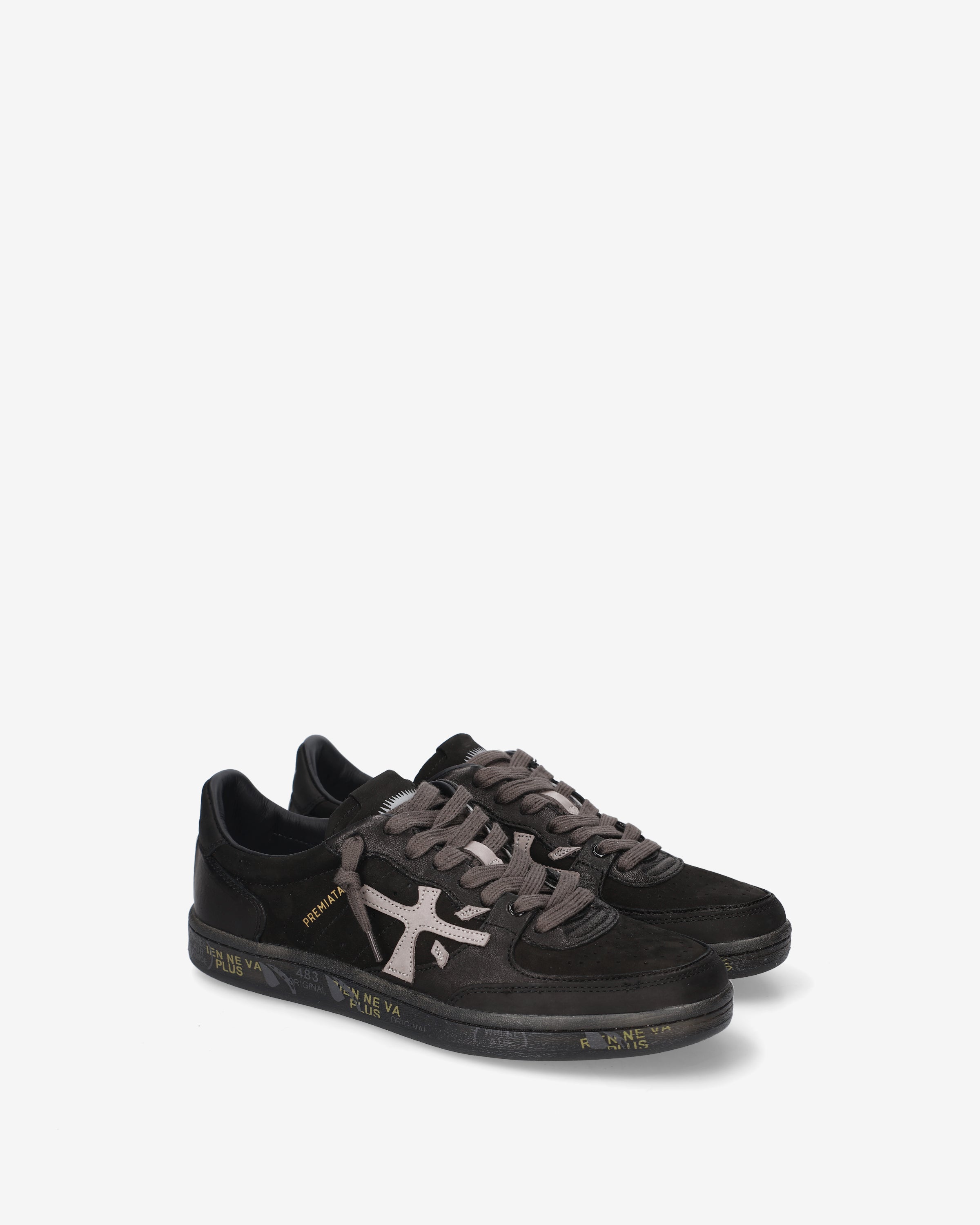 Premiata Bskt Clay 8439 sneakers cuir noir
