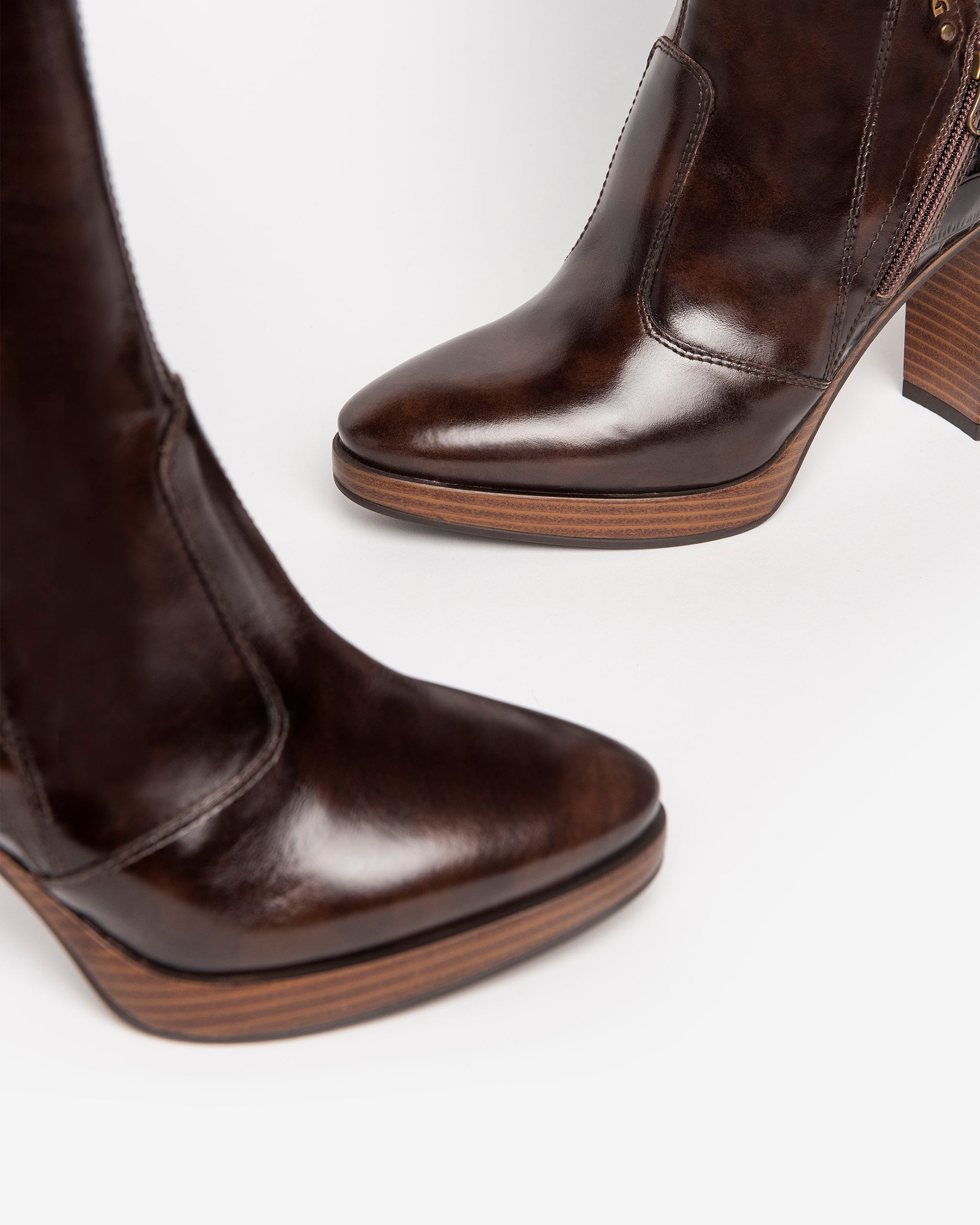 Nero Giardini Boots bottes cuir femme hiver