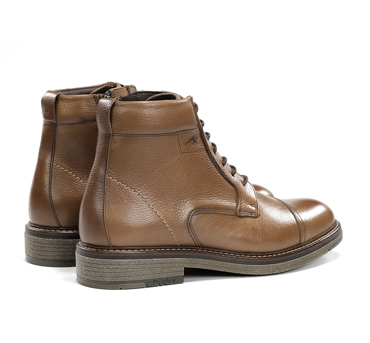 Fluchos Kasper F1822 bottes marron cuir homme confort