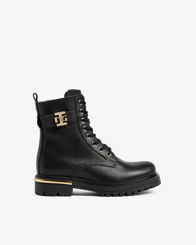 Nero Giardini Combat Boots cuir fille semelle légère